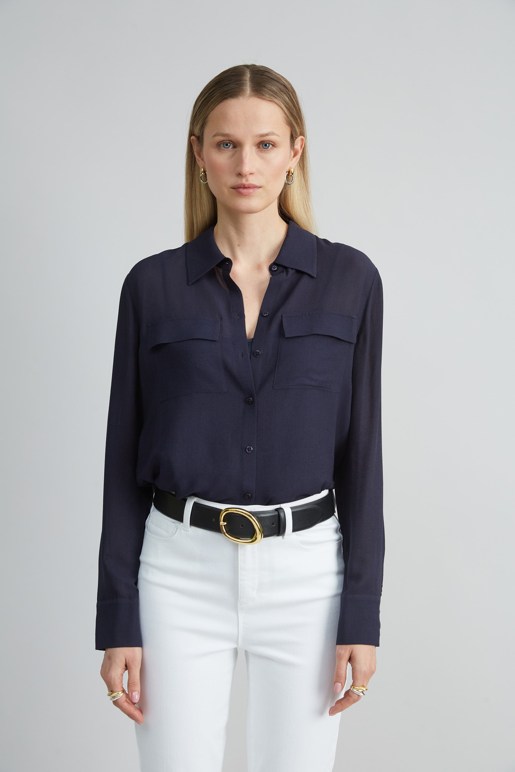 Premium Silk Texture Utility Shirt for Men & Women - Comfortable & Stylish Casual Wear for Work, Travel & Outdoor Adventures