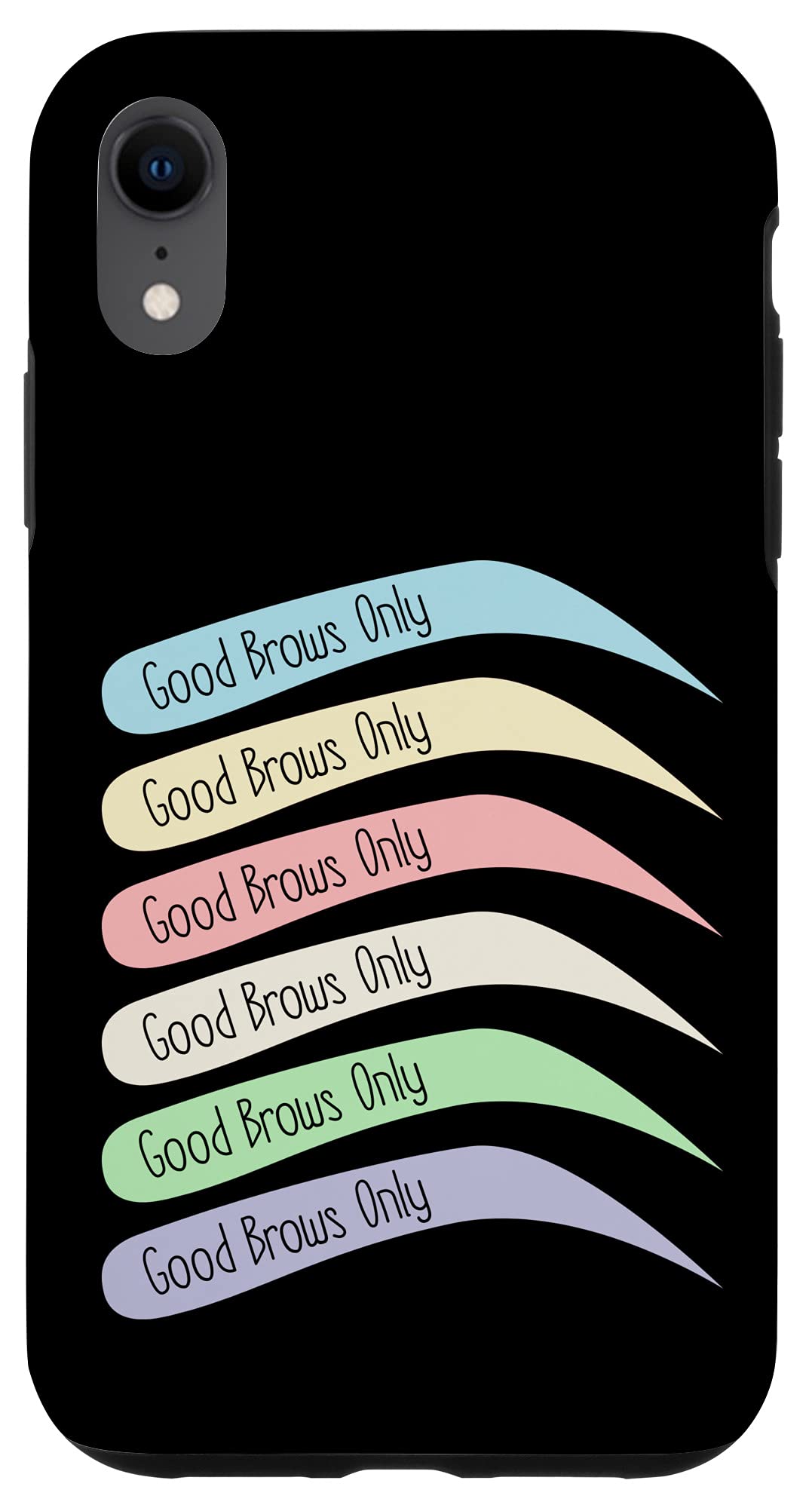iPhone XR Case for Makeup Artists - Durable Phone Cover with Eyebrow Microblading Design, Perfect for Salon, Beauty Studio & Professional Use