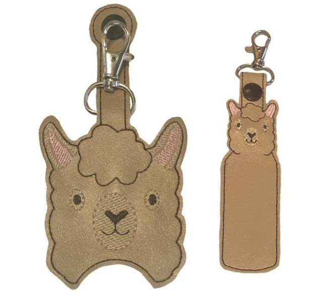 Portable Llama Hand Sanitizer Holder & Lip Balm Holder - Cute Animal Shaped Clip for Purse, Backpack, Gym Bag - Perfect for Travel, School, Work and Outdoor Activities