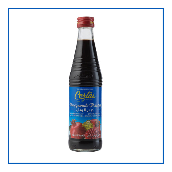 Cortas Pomegranate Molasses - 100% Natural Middle Eastern Syrup for Cooking, Baking & Cocktails | Perfect for Salad Dressings, Marinades & Desserts