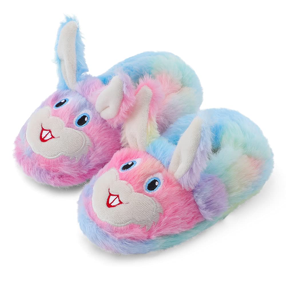 Warm Cartoon Animal Slippers for Girls - Cozy Winter House Shoes for Toddlers & Little Kids - Perfect for Indoor Playtime & Home Comfort