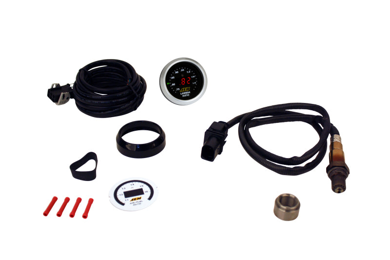AEM Digital Wideband UEGO Air Fuel Ratio Gauge - High Performance O2 Sensor for Cars, Trucks & Racing - Real-Time AFR Monitoring for Tuning & Diagnostics