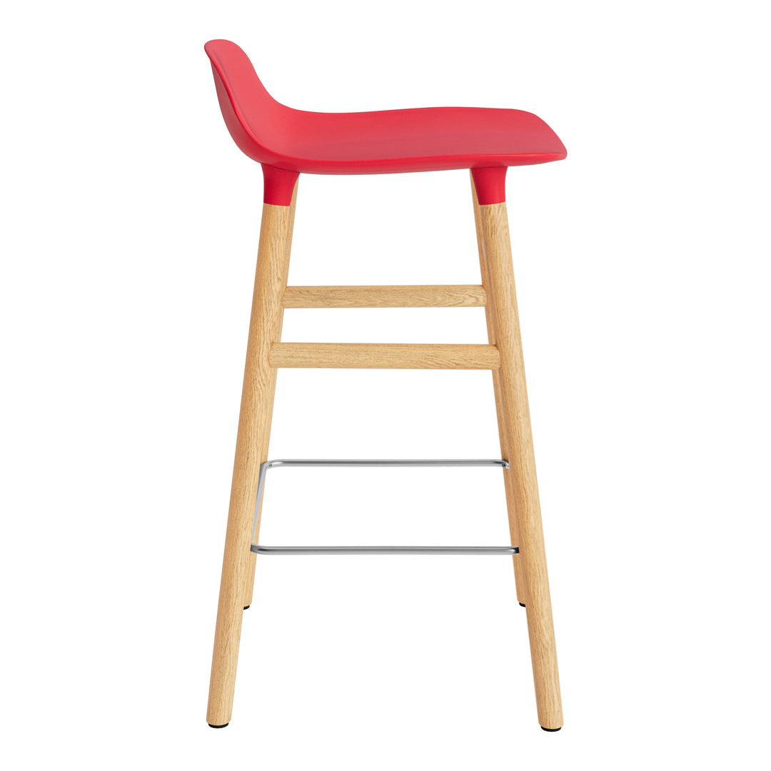 Modern Wooden Counter Stool with Sturdy Wood Legs - Perfect for Kitchen Islands, Bars, and Breakfast Nooks