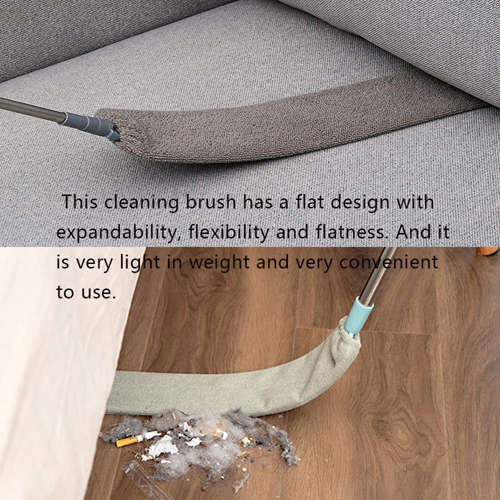 Retractable Gap Dust Cleaner - Long Handle Flexible Dust Brush for Sofa, Bedside & Floor Cleaning | Home Cleaning Tool for Hard-to-Reach Spaces | Perfect for Furniture Gaps, Car Interiors & Baseboards
