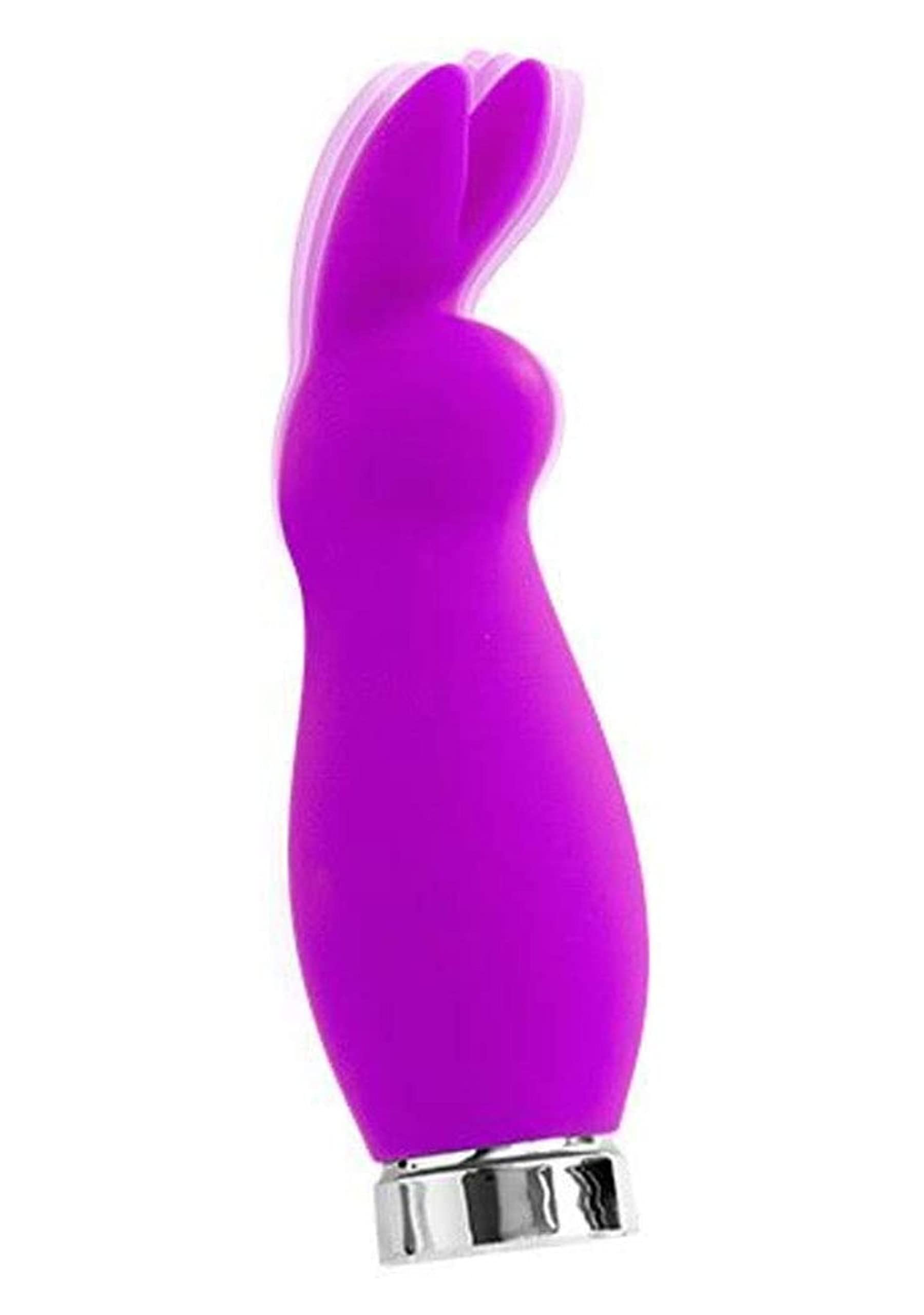 VeDO Crazzy Bunny Rechargeable Clitoral Vibrator - Powerful Bullet Vibrator for Women, Purple Adult Sex Toy & Clitoris Stimulator - Perfect for Solo Play, Couples & Sensual Massage