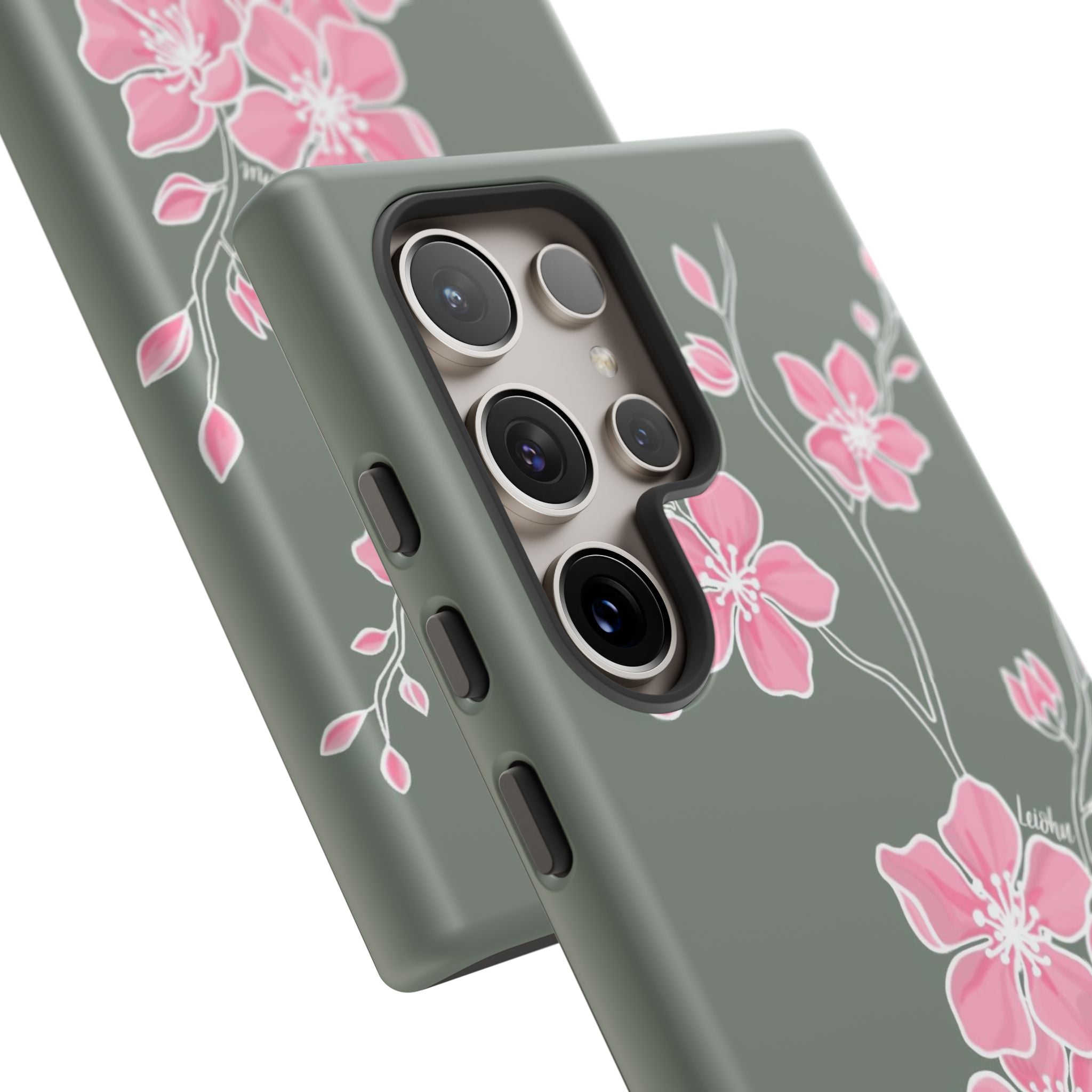 Samsung Galaxy Phone Case with Cherry Blossom Design - Stylish Protective Cover for Everyday Use, Travel & Work