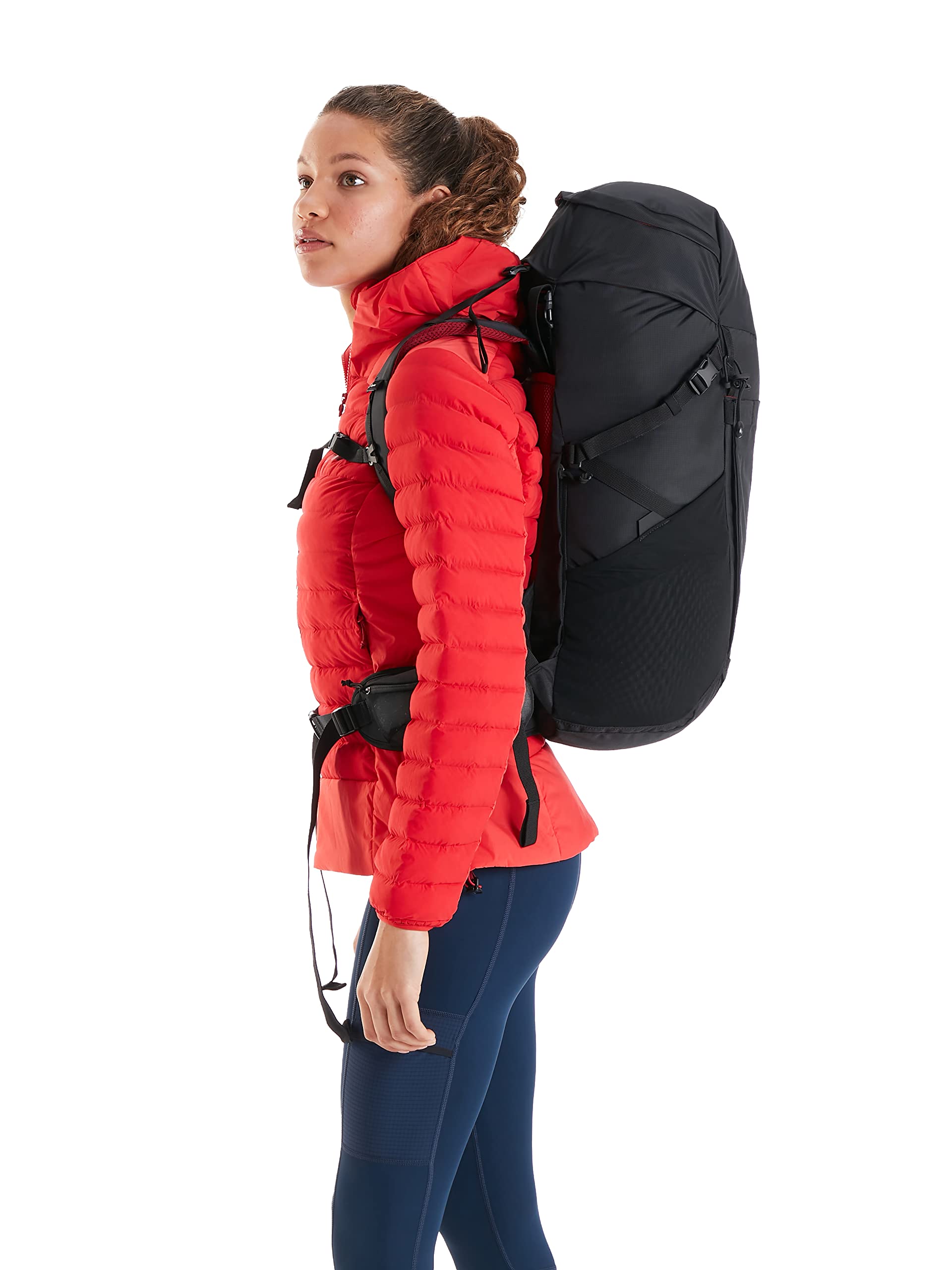 Berghaus Women's 35L Waterproof Hiking Backpack - Lightweight Travel Daypack for Outdoor Adventures, Camping & Trekking | Modern Black Design