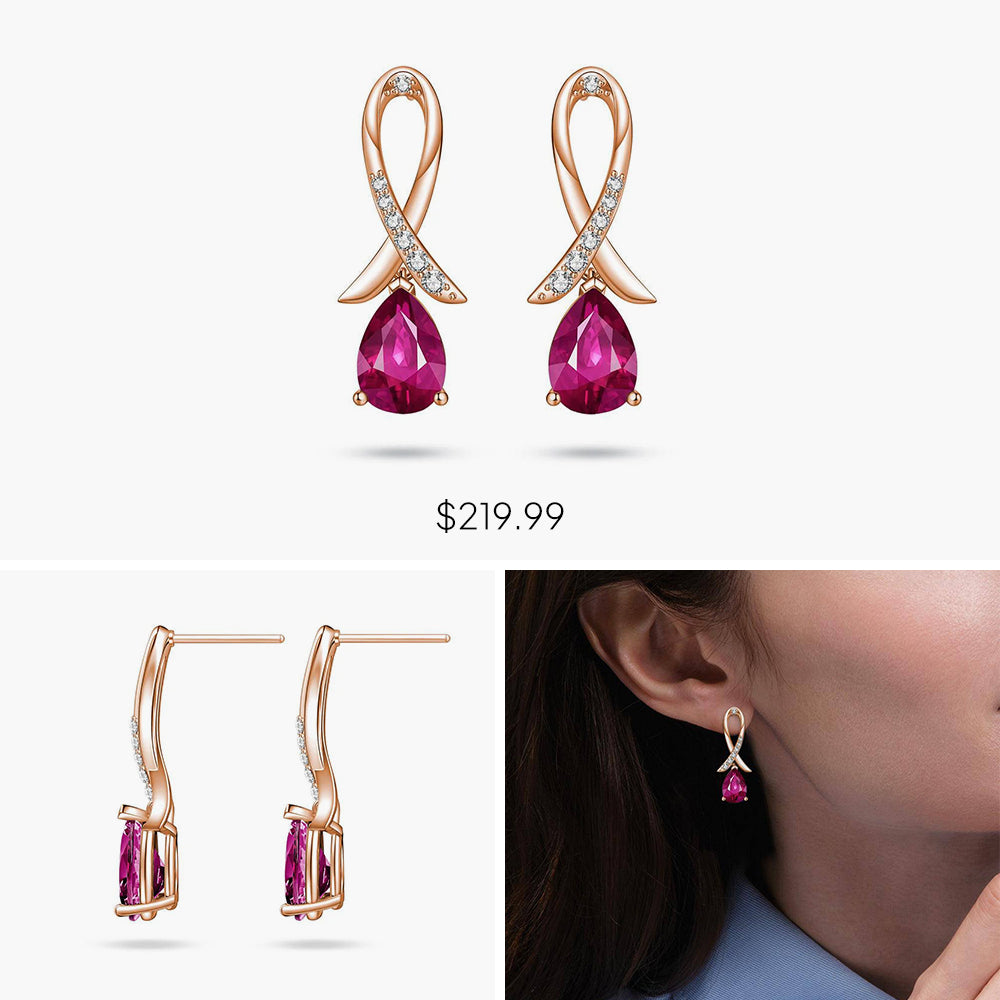 Msblue Jewelry Mystery Box - Pink Gemstone Surprise Collection for Women | Perfect for Birthdays, Gifts & Special Occasions