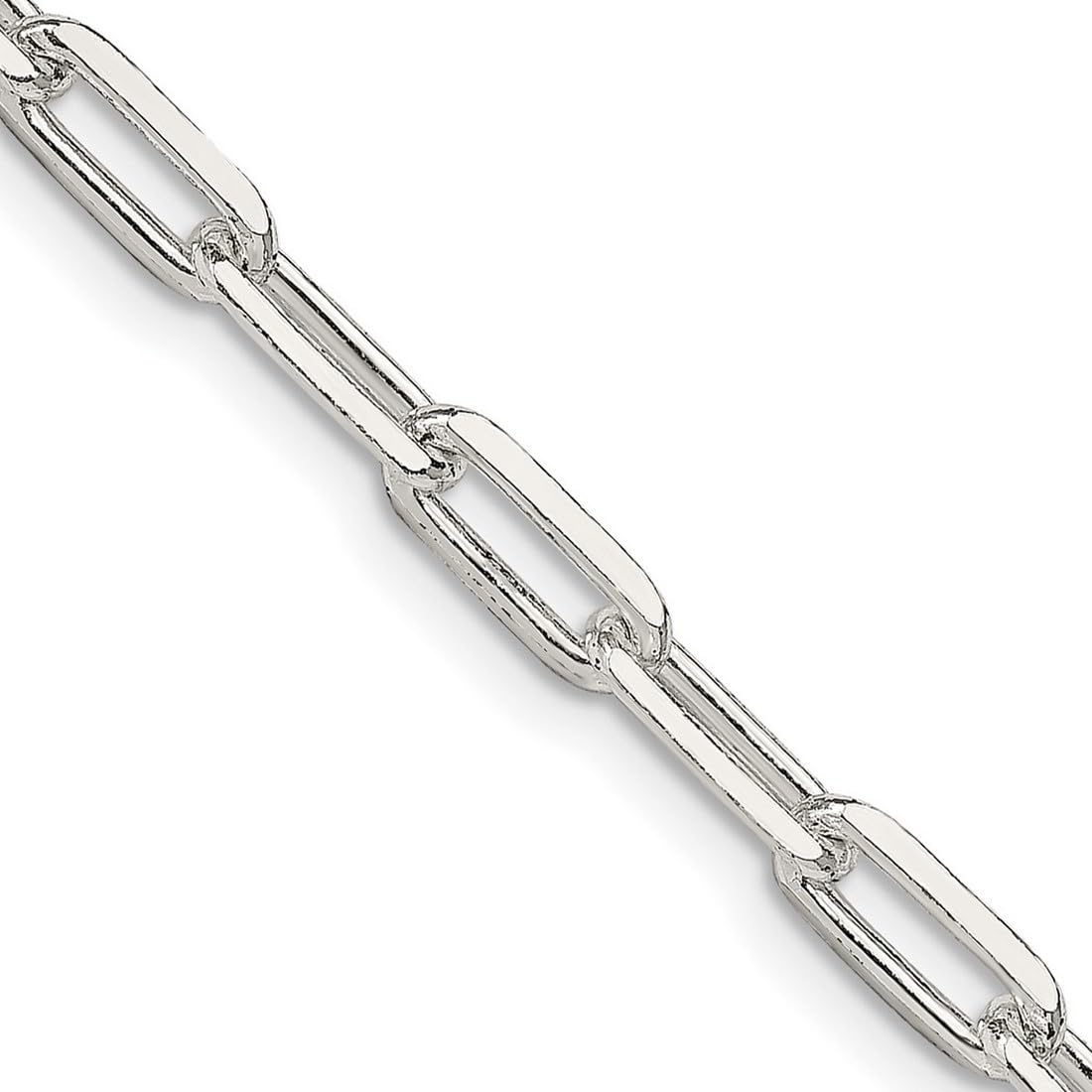 925 Sterling Silver 4.25mm Fancy Link Chain Necklace for Women & Men - Polished Lobster Claw Clasp Jewelry - Perfect for Layering, Gifts & Everyday Wear