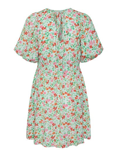 AVA Women's Floral Print AQUA Dress - Elegant Summer Casual Wear for Beach, Party & Date Night