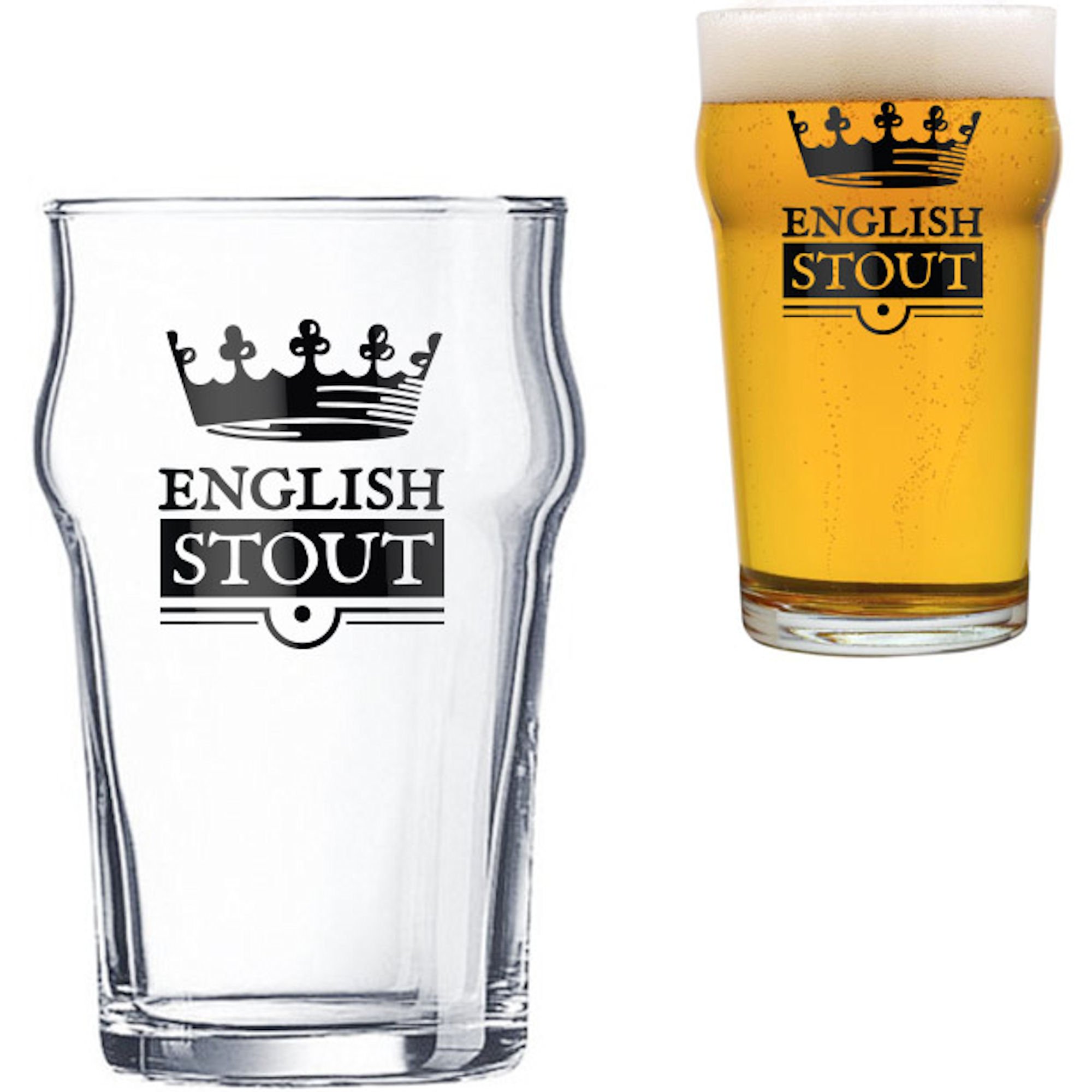 Premium Beer Glass Set - 6-Piece Hédoniste Craft Beer Glasses for IPA, Lager & Stout - Ideal for Home Bars, Parties & Gifts for Beer Lovers