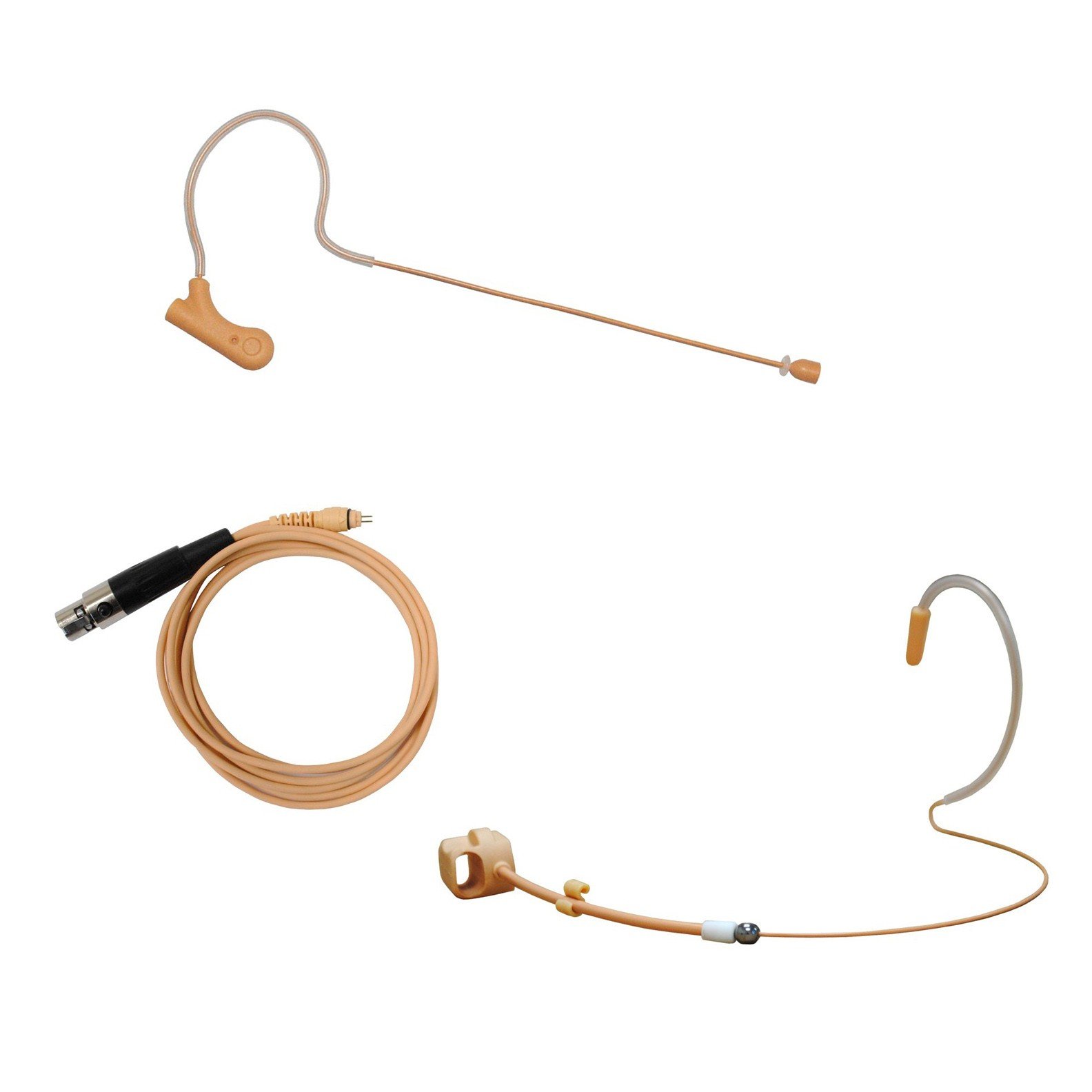U-VOICE UVS70DTF-SH4 Detachable Earhook Headset Microphone with Cable & Frame - Compatible with Shure Wireless Mic Systems - Perfect for Live Performances, Public Speaking & Broadcast Studios