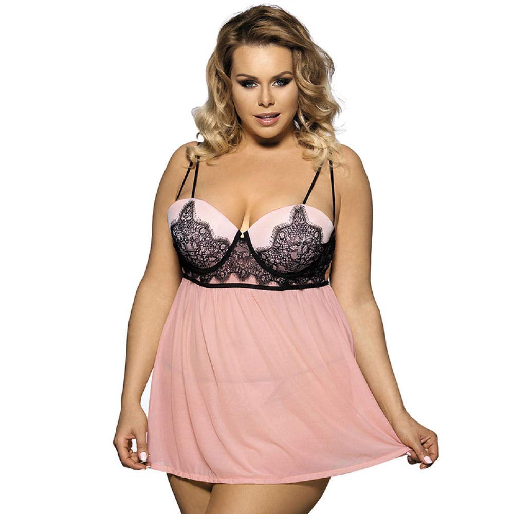 Sexy Lingerie Set for Women - Lace Babydoll with G-String & Push-Up Bra - Seductive Erotic Lingerie for Romantic Nights & Special Occasions