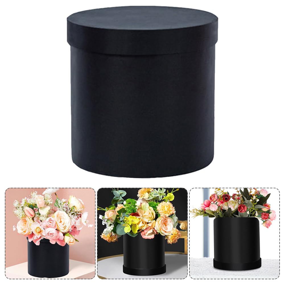 Premium Floral Paperboard Hat Box - Bridesmaid Proposal Gift for Weddings & Parties