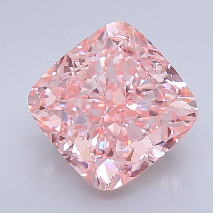 3.51 Carat Cushion Cut Fancy Pink Diamond Ring - Elegant Engagement & Wedding Jewelry for Women - Perfect for Proposals, Anniversaries & Special Occasions