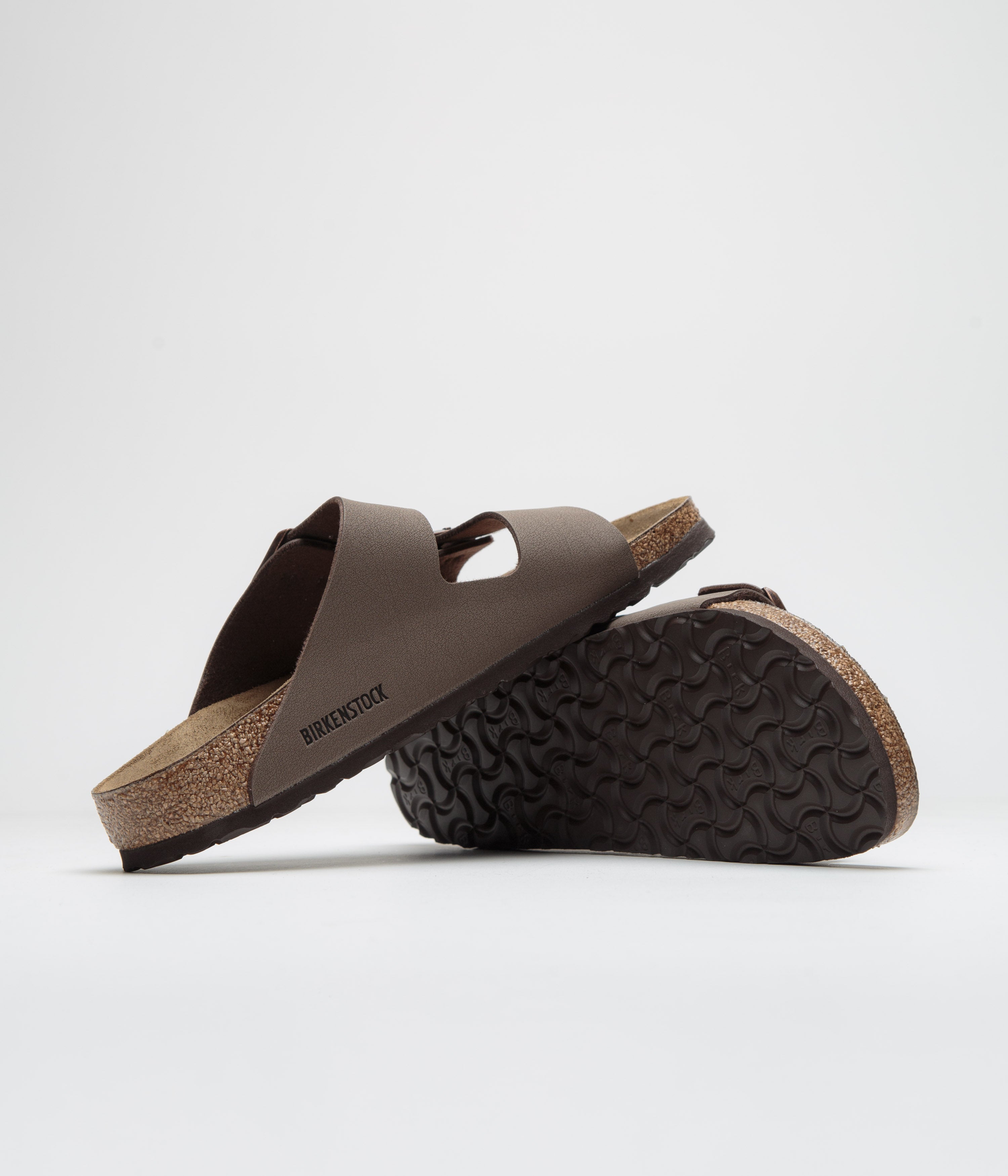 Birkenstock Arizona BF Narrow Sandals for Women - Comfortable Mocha Leather Sandals for Walking, Travel & Casual Wear