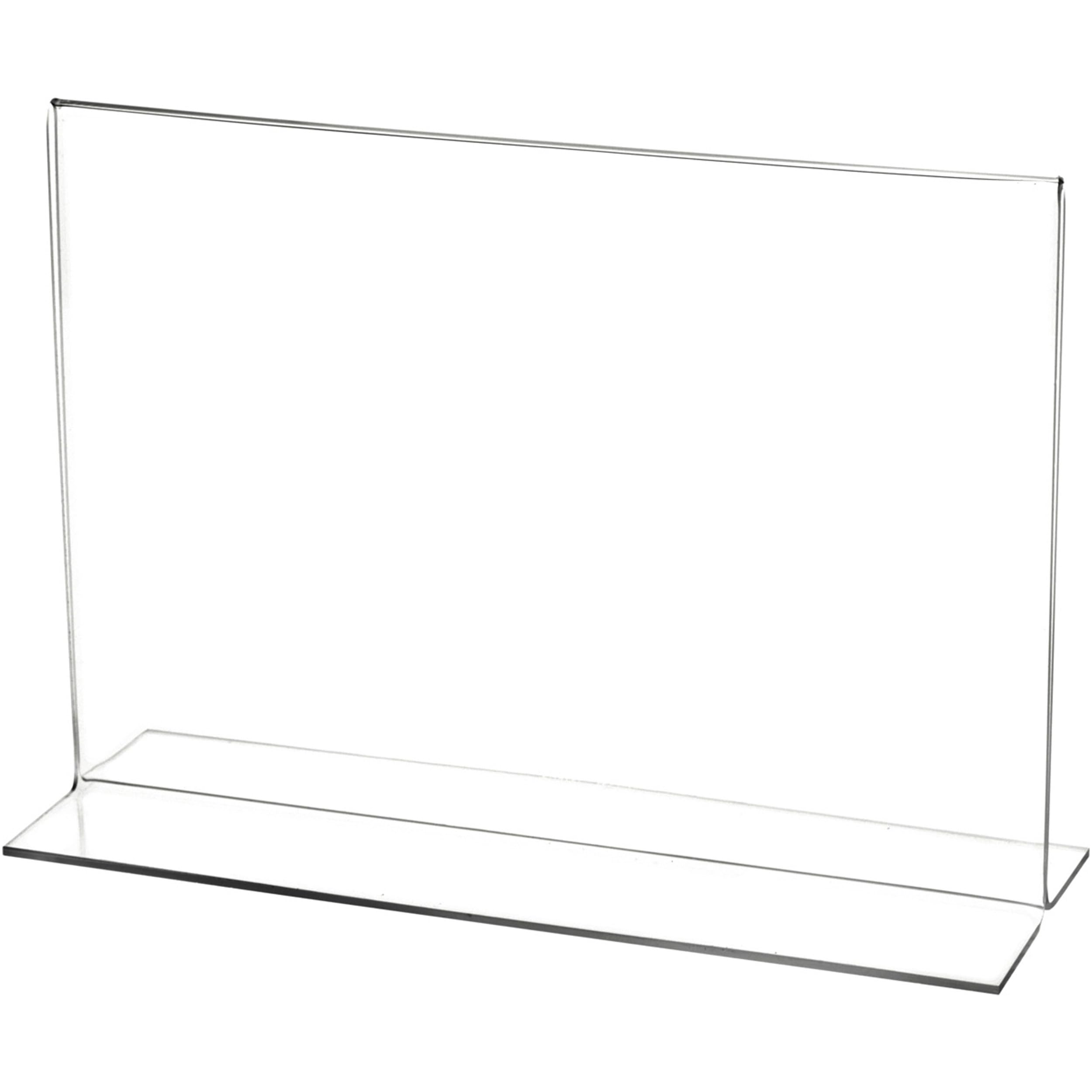 Clear Acrylic Sign Display & Literature Holder - 10