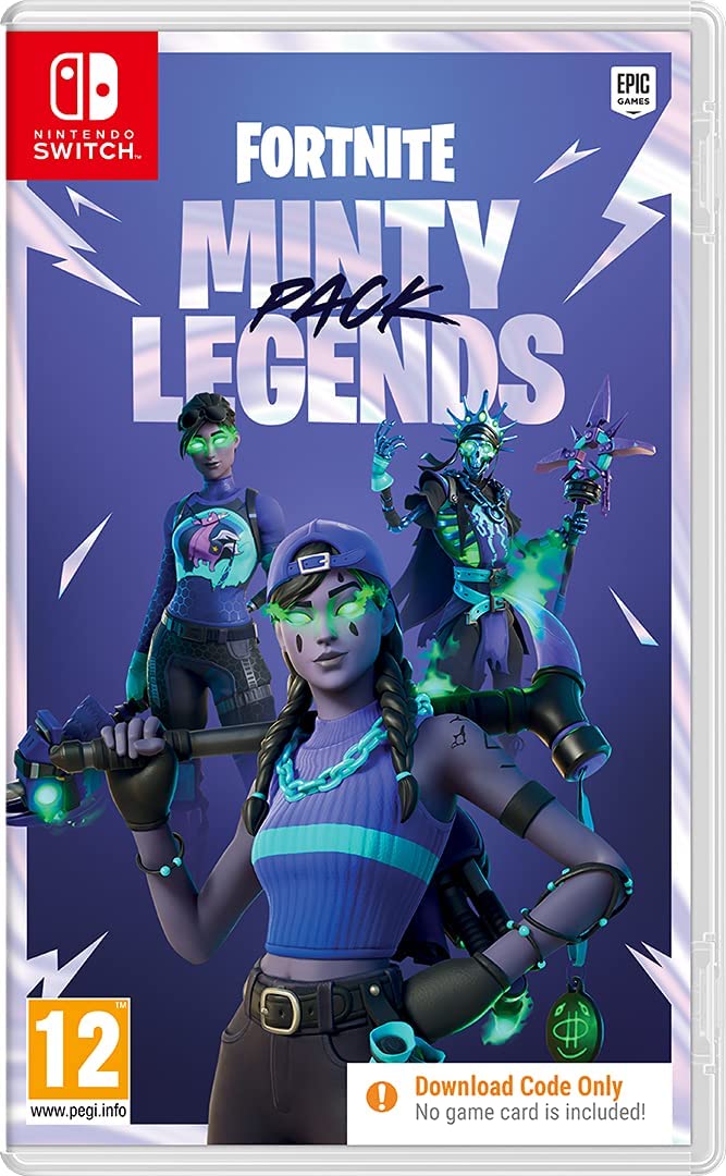 Fortnite Minty Legends Pack - Digital Download Code for Nintendo Switch | Epic Games Exclusive | Perfect for Battle Royale Gaming & Online Multiplayer