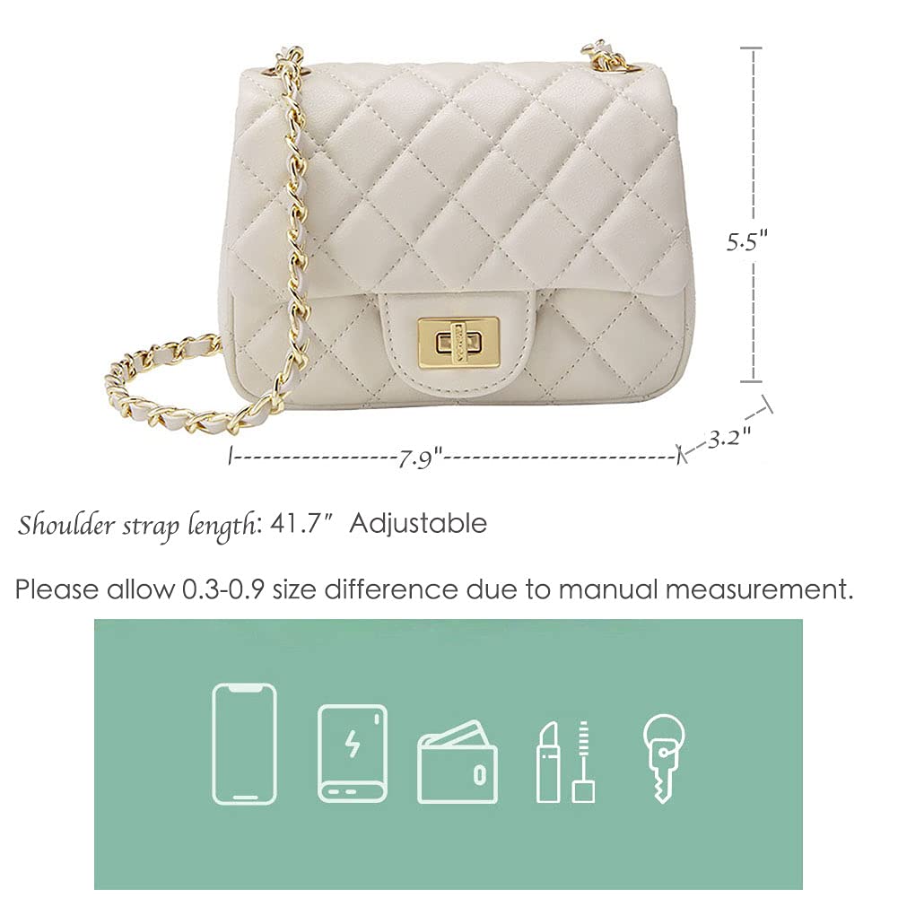 Luxury Designer Handbags for Women - Genuine Leather Quilted Clutch Purse & Crossbody Bag | Perfect for Parties, Weddings & Evening Events
