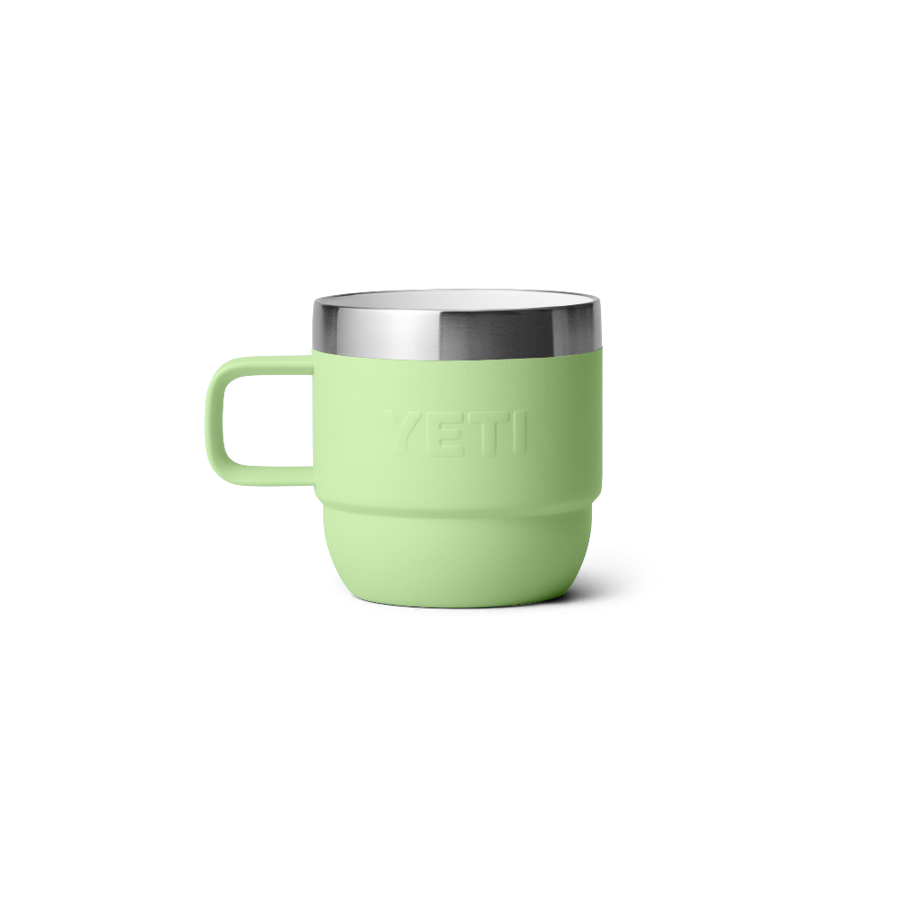 Rambler 6 oz Stackable Mugs (2 Pack) - Insulated Stainless Steel Camping Cups for Coffee, Tea & Outdoor Adventures - Perfect for Hiking, Picnics & Travel