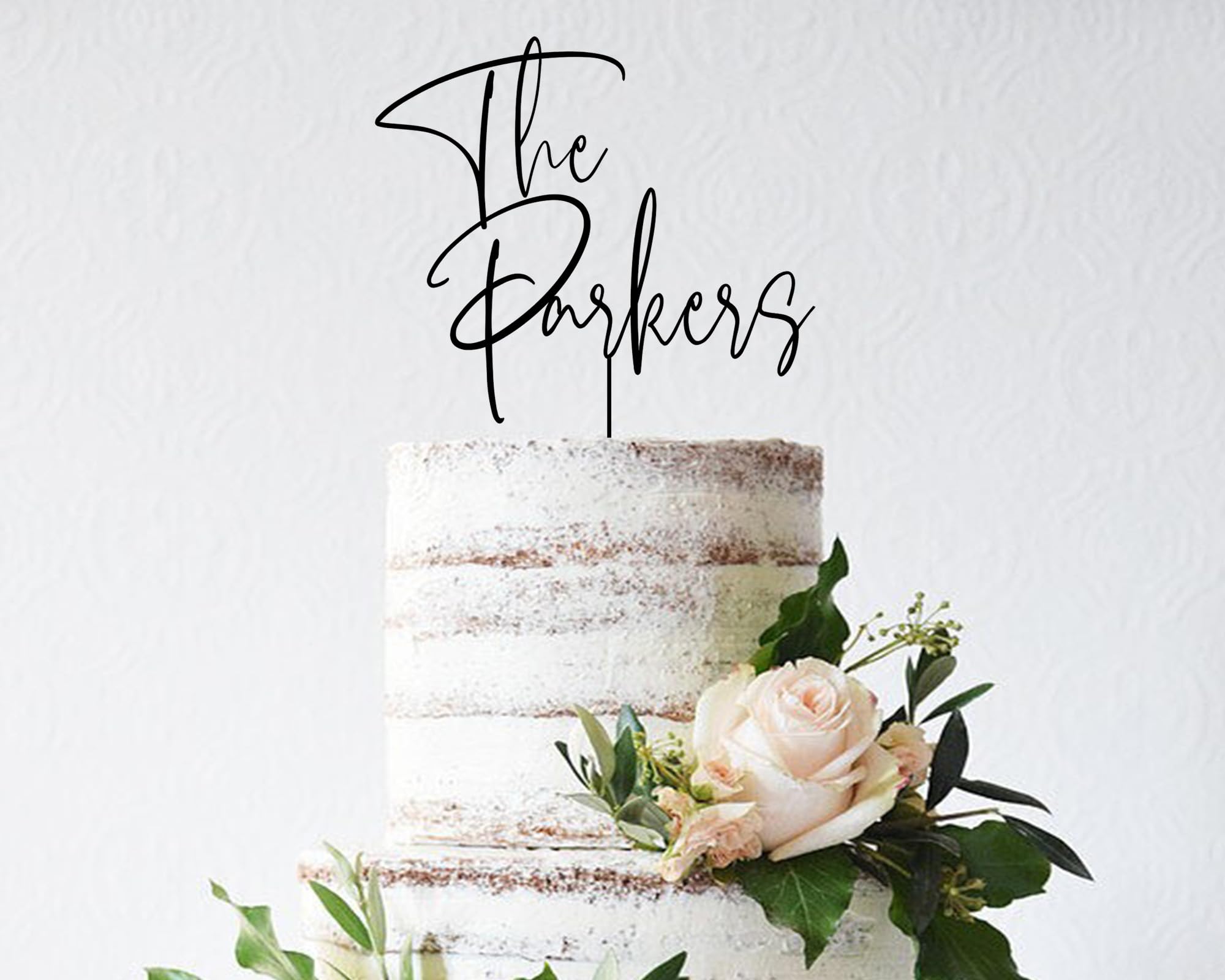 Custom Wedding Cake Toppers - Personalized Bride and Groom Cake Topper for Wedding & Anniversary Celebrations - Perfect for DIY Wedding Decor and Anniversary Cakes