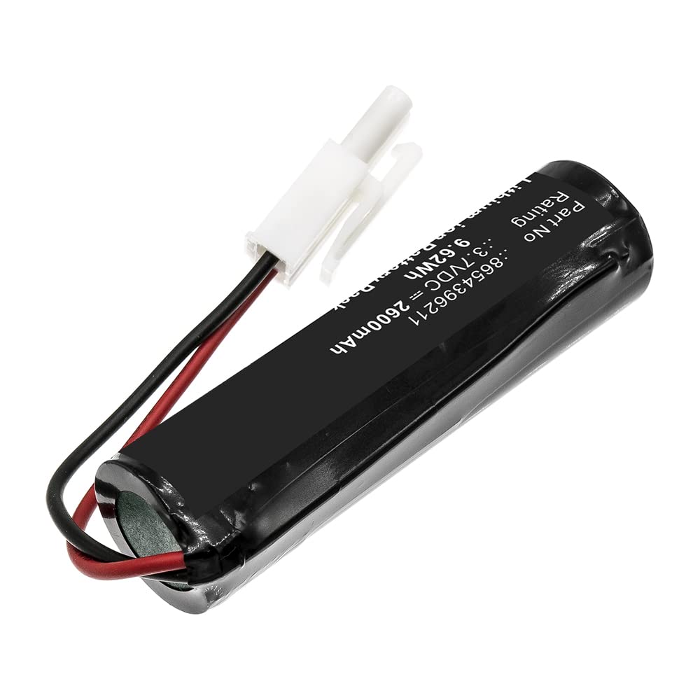 Synergy Digital Vacuum Cleaner Battery - 2600mAh Li-ion Replacement for Vileda Quick & Clean (Model 8654396211) | 3.7V High Capacity Power Supply | Perfect for Home Cleaning & Quick Recharge | Compatible with Vileda Cordless Vacuums