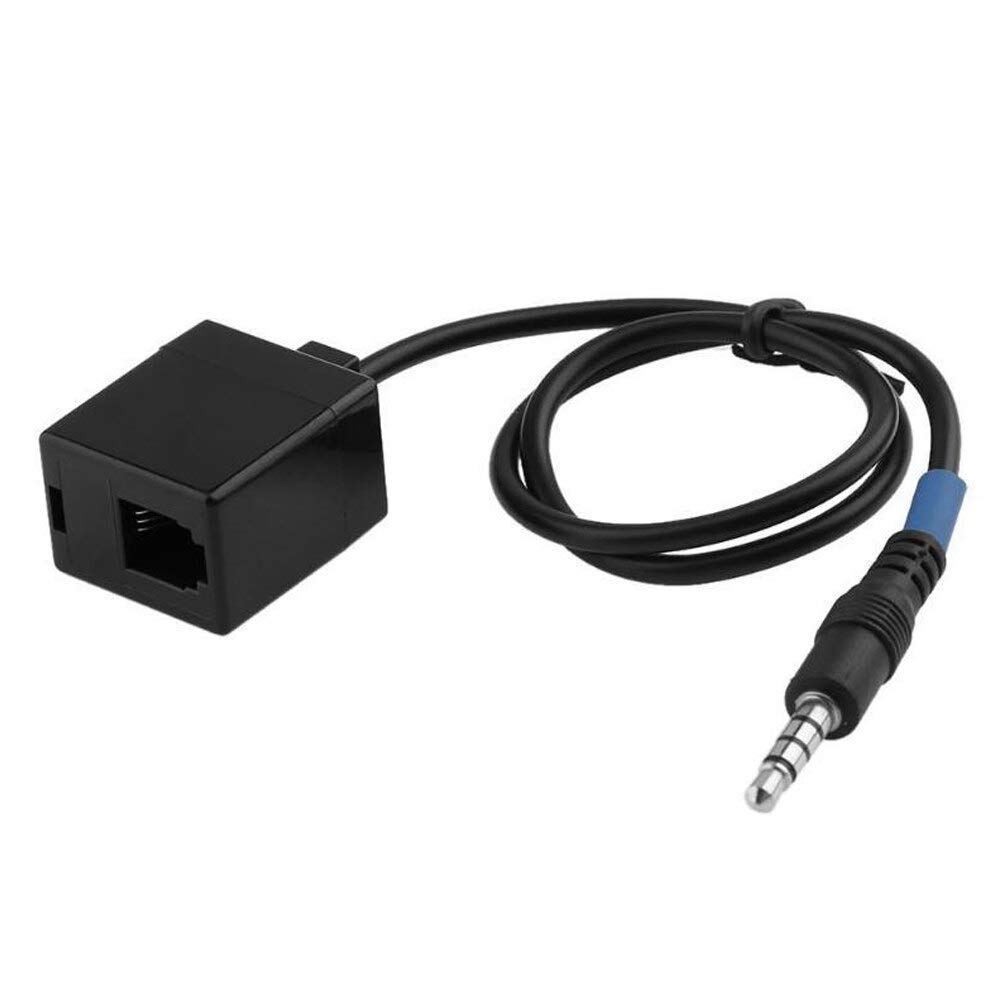 Premium RJ9 to 3.5mm Female to Male Stereo Headset Adapter Cable - 2 Pack for iPhone, Android & Smartphones - Perfect for Office Headsets, Call Centers & Mobile Device Connectivity