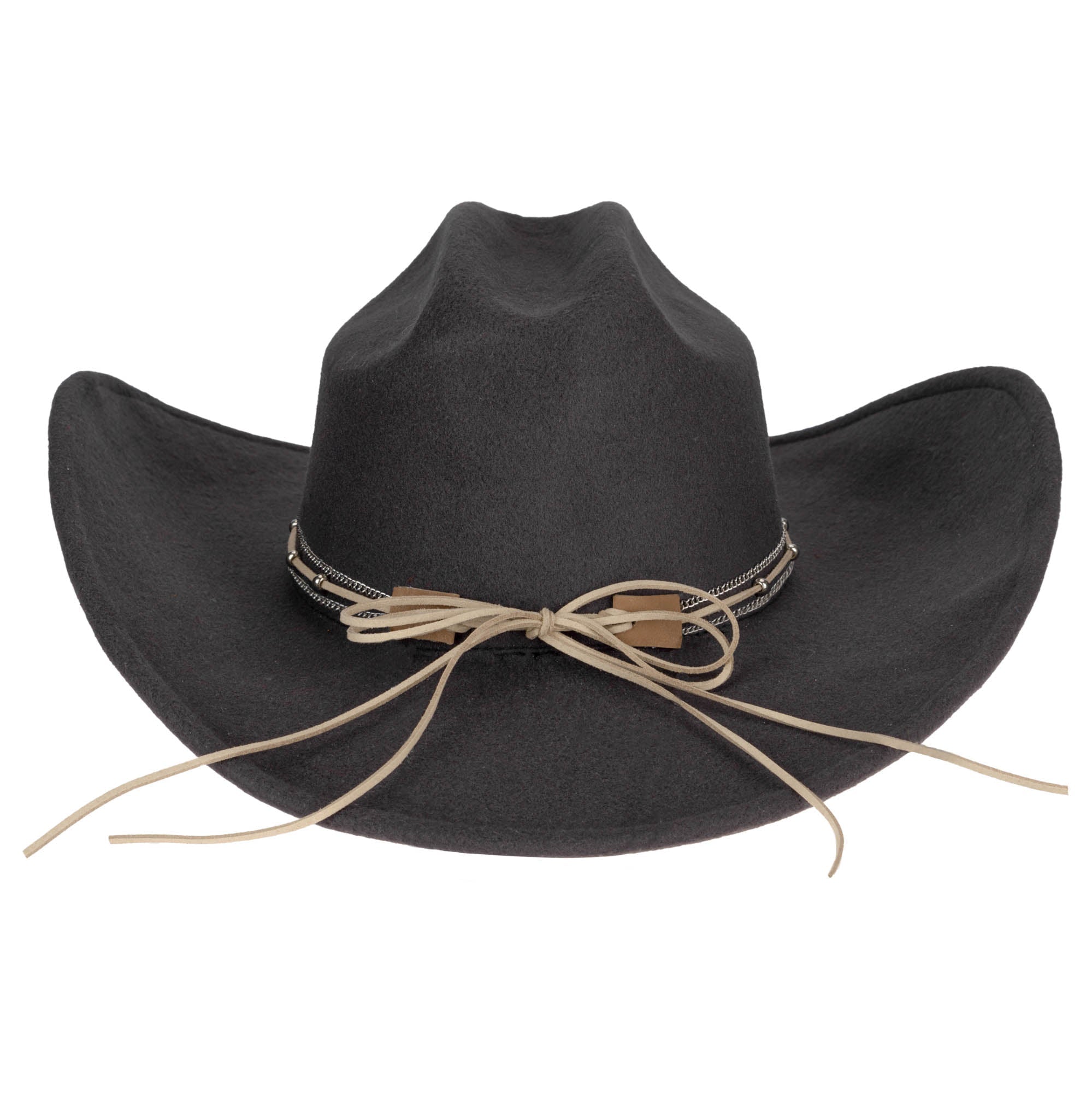Premium Faux Felt Cattleman's Crease Cowboy Hat - Western Style Hat for Men & Women - Perfect for Rodeo, Country Music Festivals & Outdoor Adventures