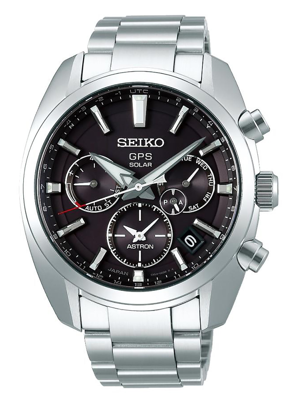 SEIKO Astron 5X Series GPS Dual Time Watch SBXC021 / SSH021 - Japanese Made JDM - Perfect for Travel, Business & Luxury Collectors