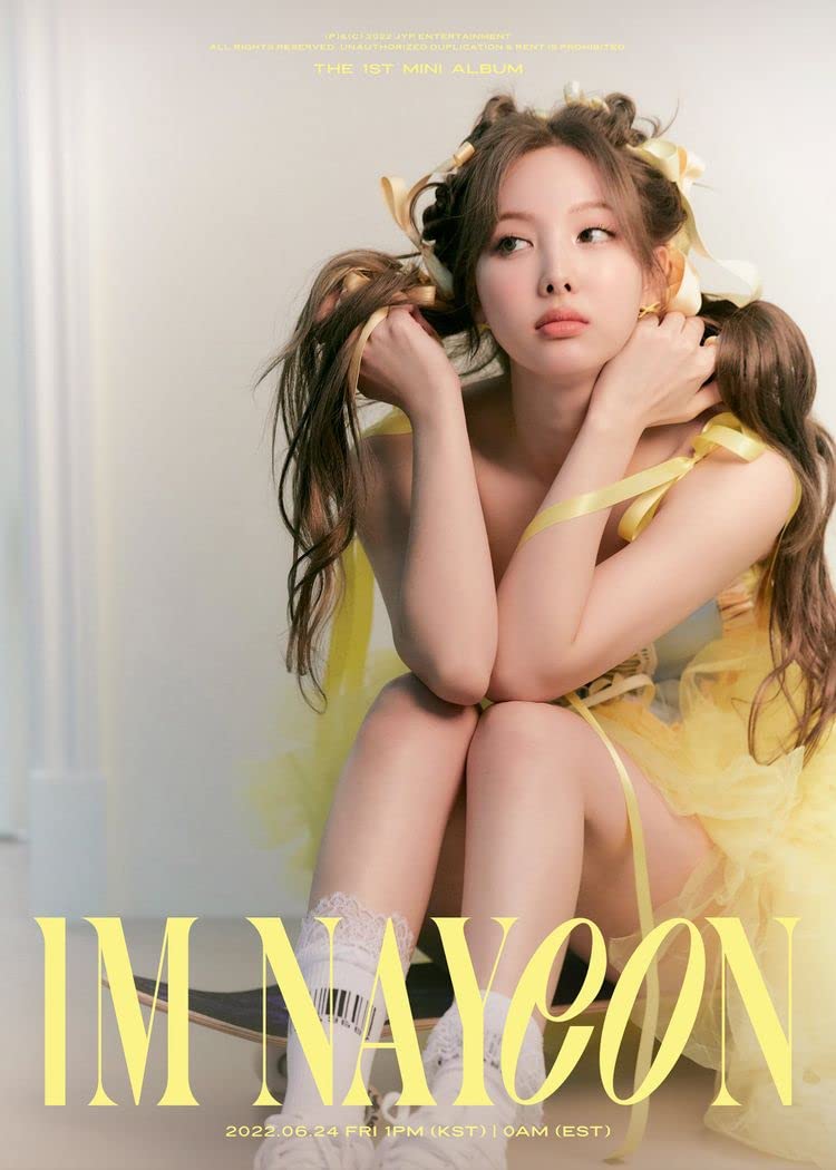 DREAMUS Twice Nayeon IM NAYEON 1st Solo Mini Album (B Version) - Sealed with Poster & Tracking Number | K-Pop Collectible for Fans, Gift for Music Lovers, Perfect for Display & Album Collections