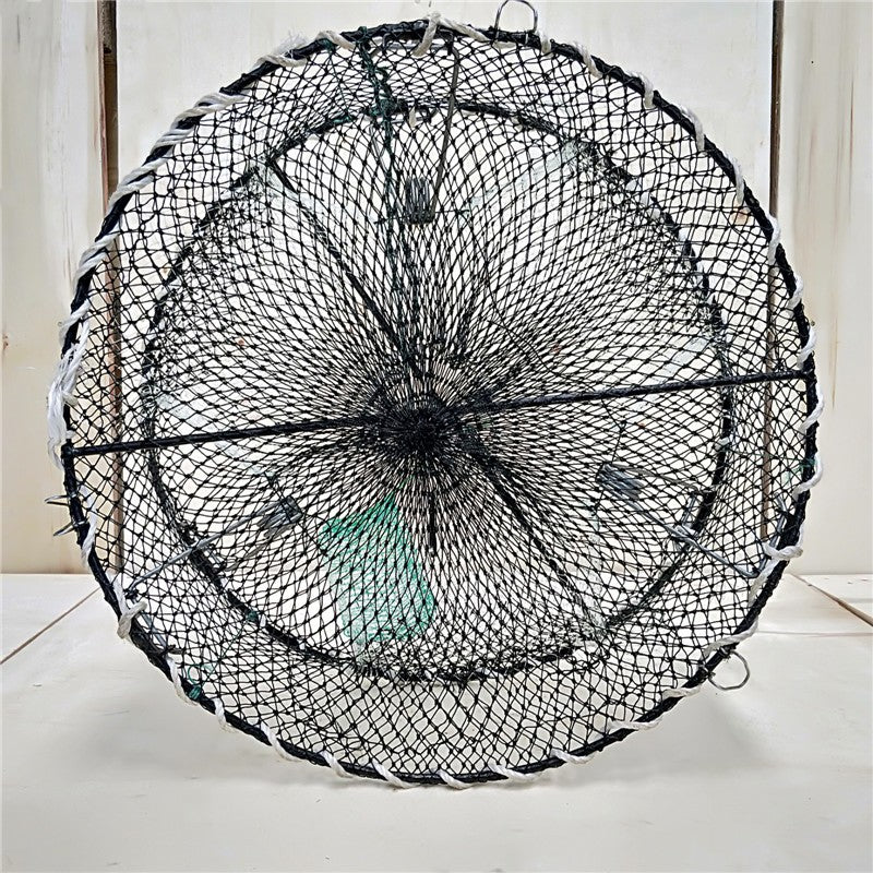 Heavy Duty Collapsible Crab Trap with Reinforced Fiberglass Frame - Perfect for Crabbing, Fishing & Outdoor Adventures