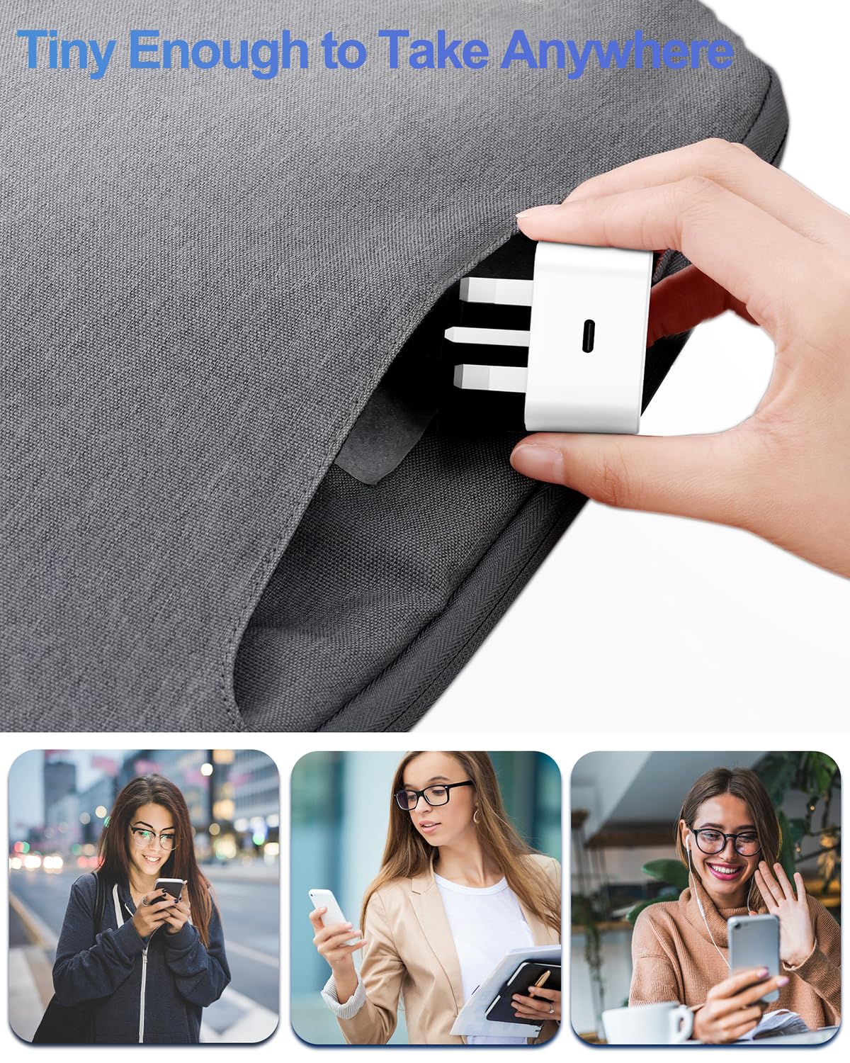 25W USB C Fast Charger Plug 2-Pack - PD 3.0 Wall Charger Adapter for iPhone 16/15/14/13/12/11 Pro Max/XS/XR, iPad, Samsung Galaxy - Quick Charge for Home, Office & Travel
