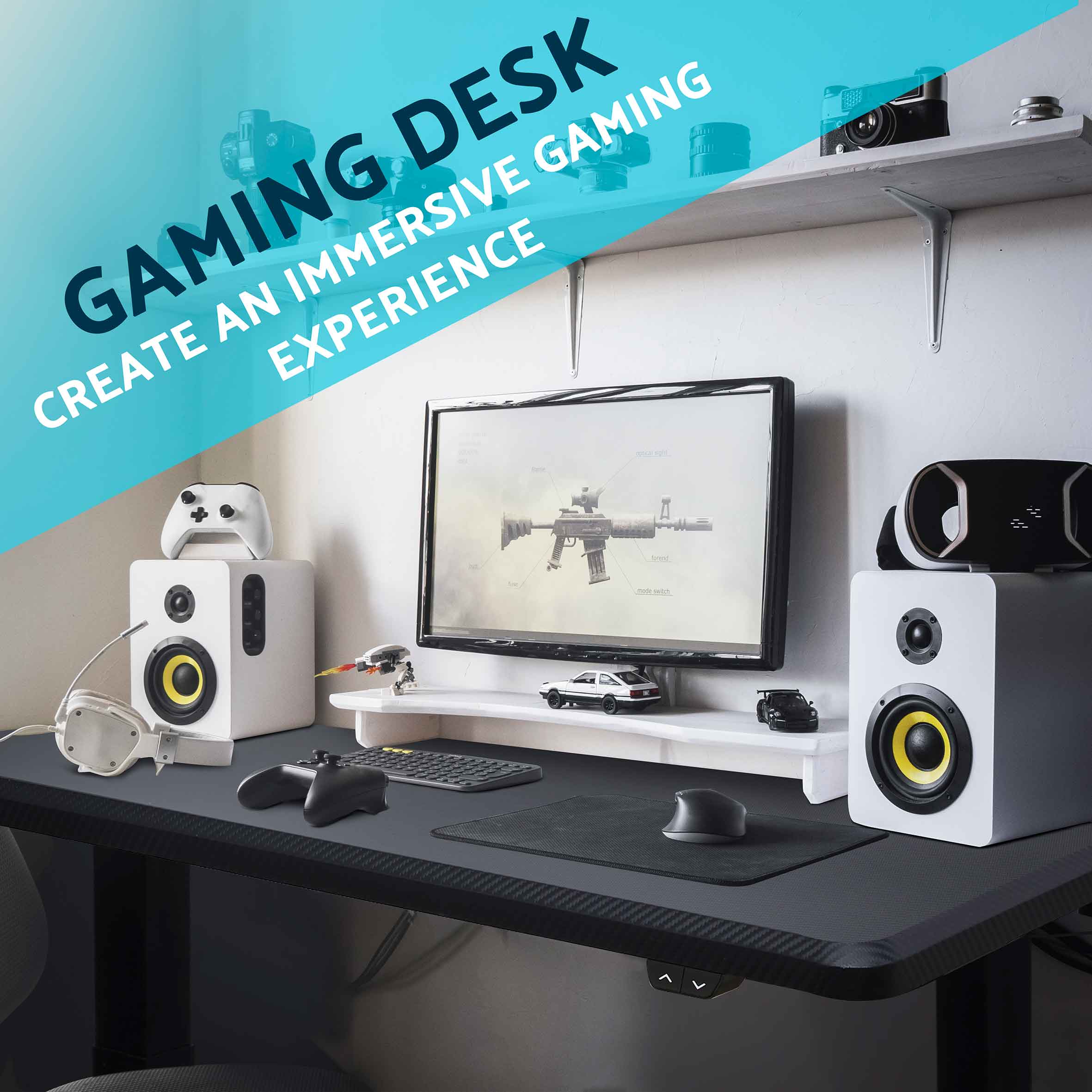 Electric Height Adjustable Standing Desk - 55