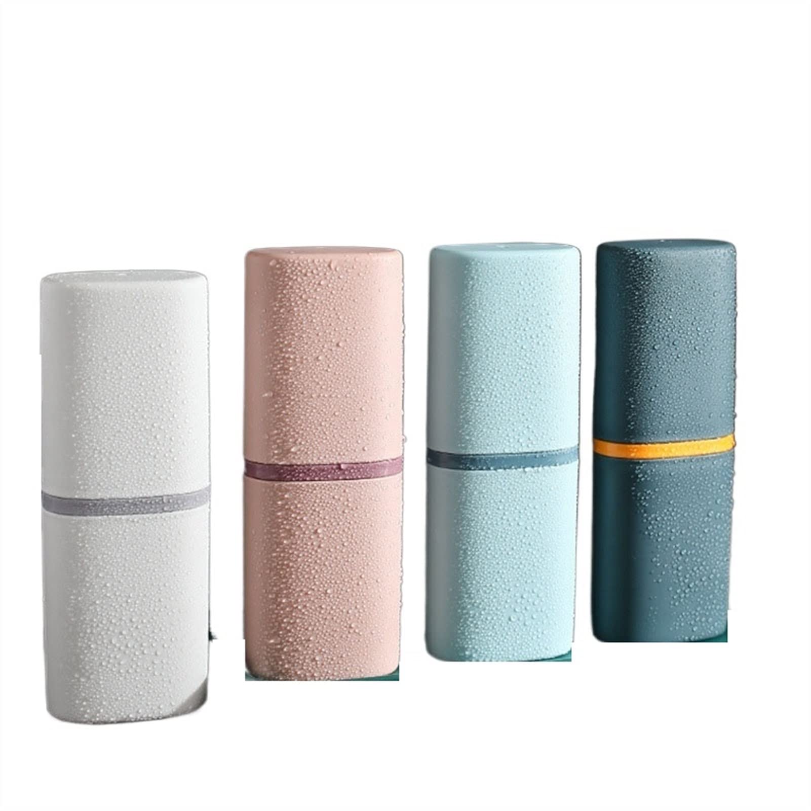 Portable Travel Toothbrush Case Holder - Waterproof Camping Toothbrush Storage Organizer with Toothpaste Box - Sky Blue Bathroom Accessories for Outdoor, Gym & Daily Use