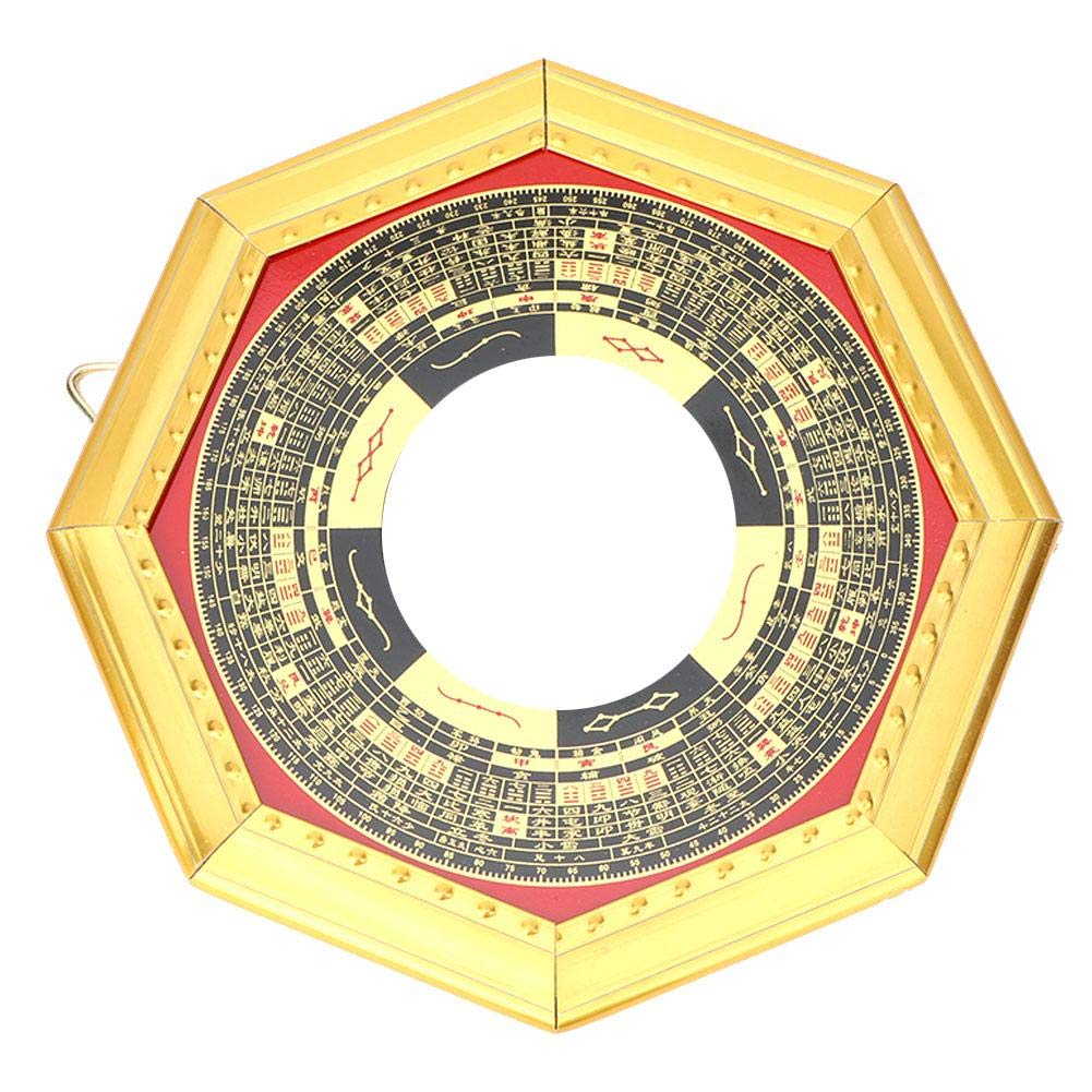 Authentic Chinese Feng Shui Bagua Mirror - Traditional Convex & Concave Design for Home Protection | Neutralizes Negative Energy & Blocks Harmful Chi | 13.5cm Concave Mirror for Door & Window Placement | Perfect for Home, Office & Business Feng Shui Enhancement