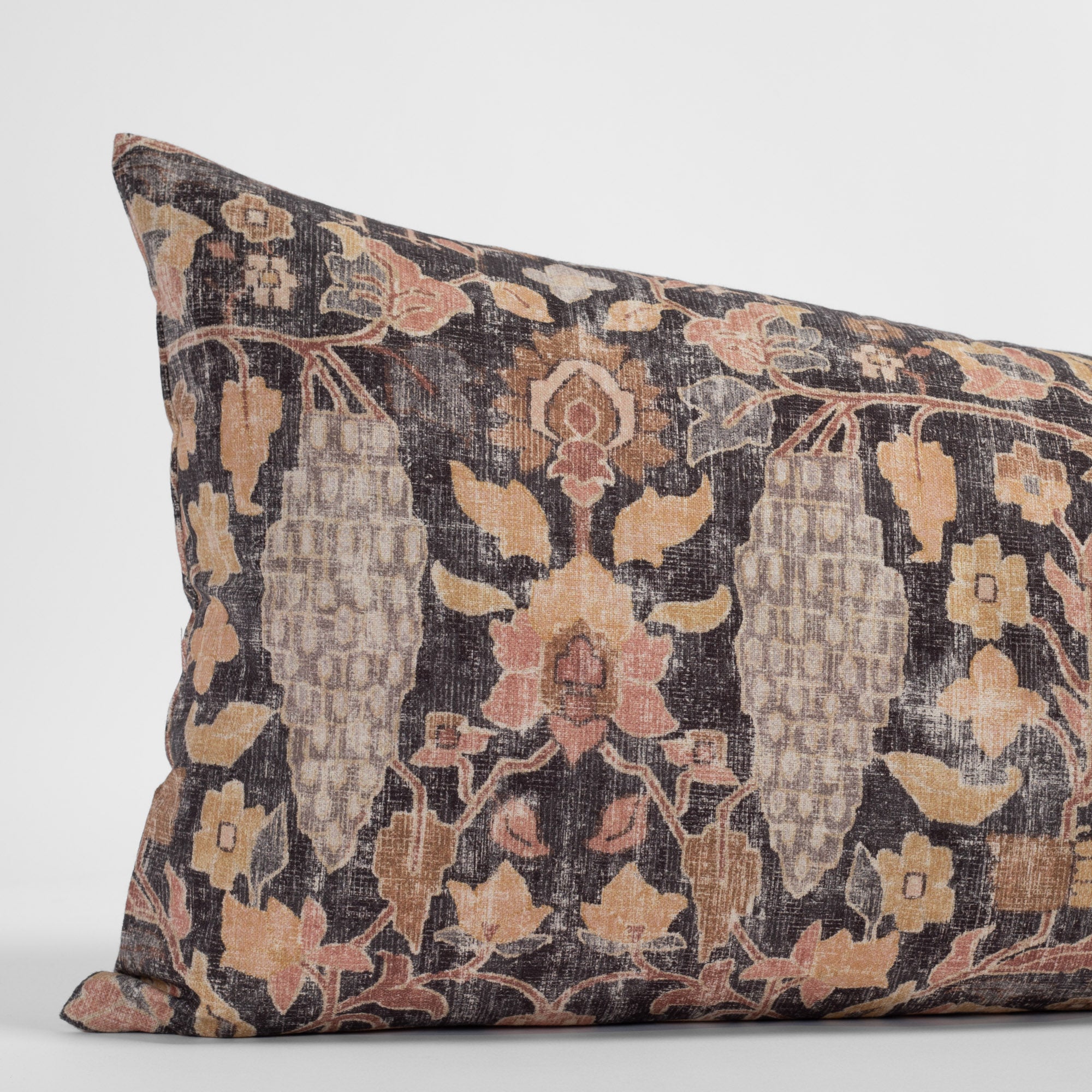 Kalida 16x42 Bolster Pillow - Walnut Brown Lumbar Support Pillow for Sofa, Bed, Reading Nook - Comfortable Couch Pillow for Back Pain Relief & Home Decor