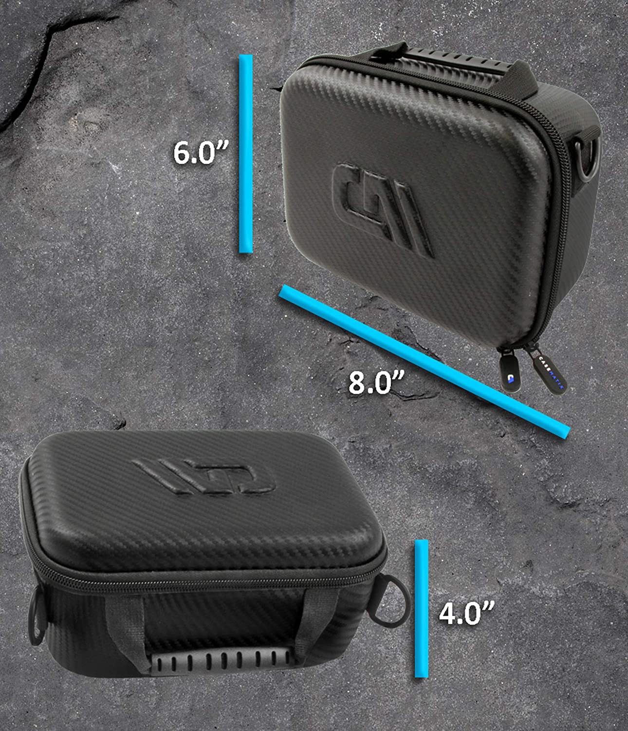 CASEMATIX Robot Toy Storage Case with Adjustable Shoulder Strap - Compatible with Ninja Bots Interactive Battle Robots & Accessories - Perfect for Travel, Playdates & Toy Organization