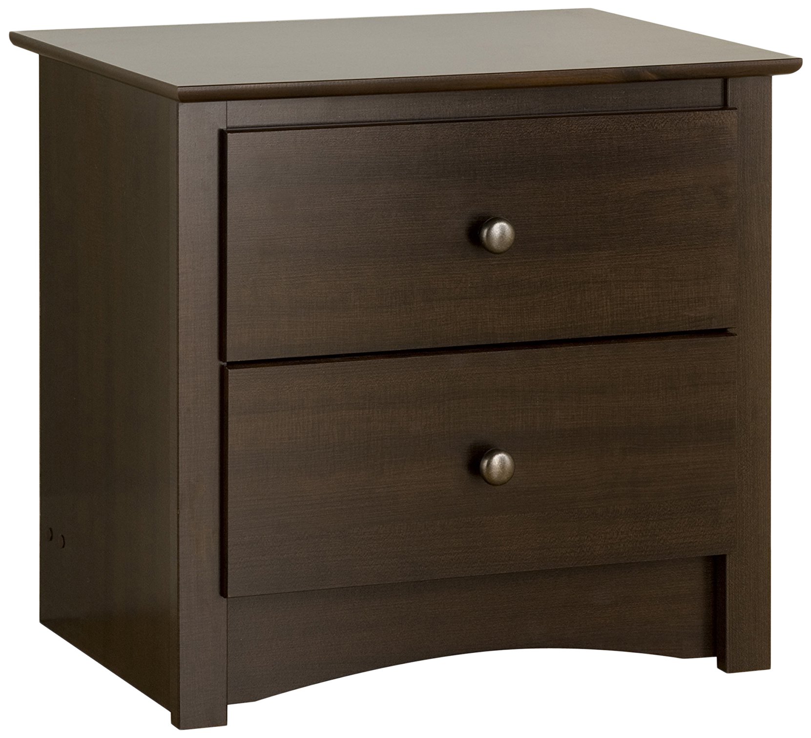 Sonoma 6 Drawer Double Dresser & 2-Drawer Nightstand Set in Espresso Finish - Modern Bedroom Furniture for Master Bedroom, Guest Room, or Dorm Organization