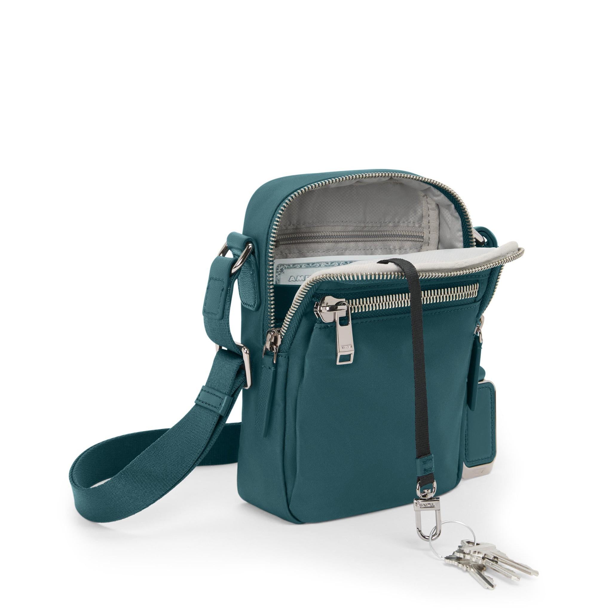 TUMI Voyageur Persia Crossbody Bag for Women - Stylish & Durable Leather Shoulder Purse - Perfect for Travel, Work & Everyday Use