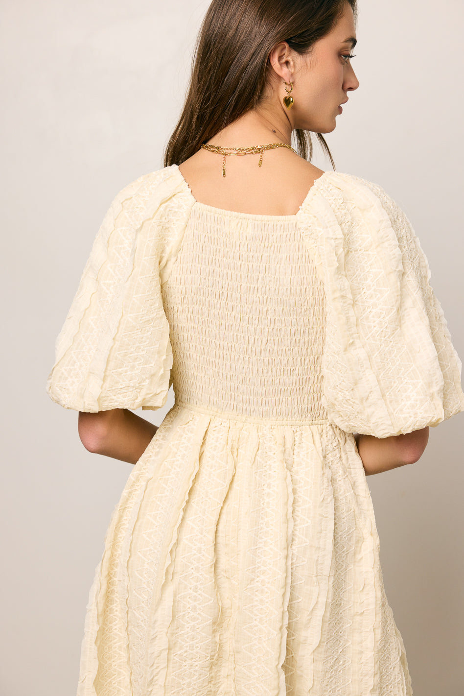 Gillie Textured Mini Dress for Women - Boho Chic Summer Outfit for Beach, Party & Date Night