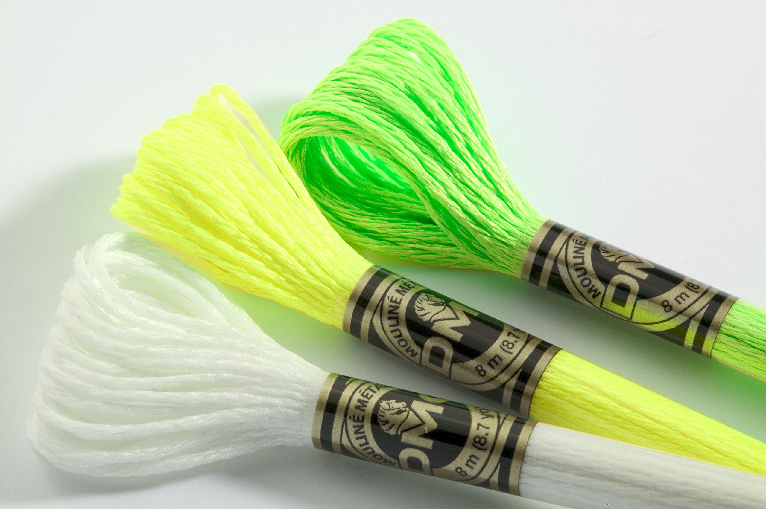 DMC 317W-E3843 Light Blue Sapphire Polyester Embroidery Floss - 8.7-Yard Skein for Cross Stitch, Needlework & Hand Embroidery Projects - Perfect for DIY Crafts, Scrapbooking & Home Decor