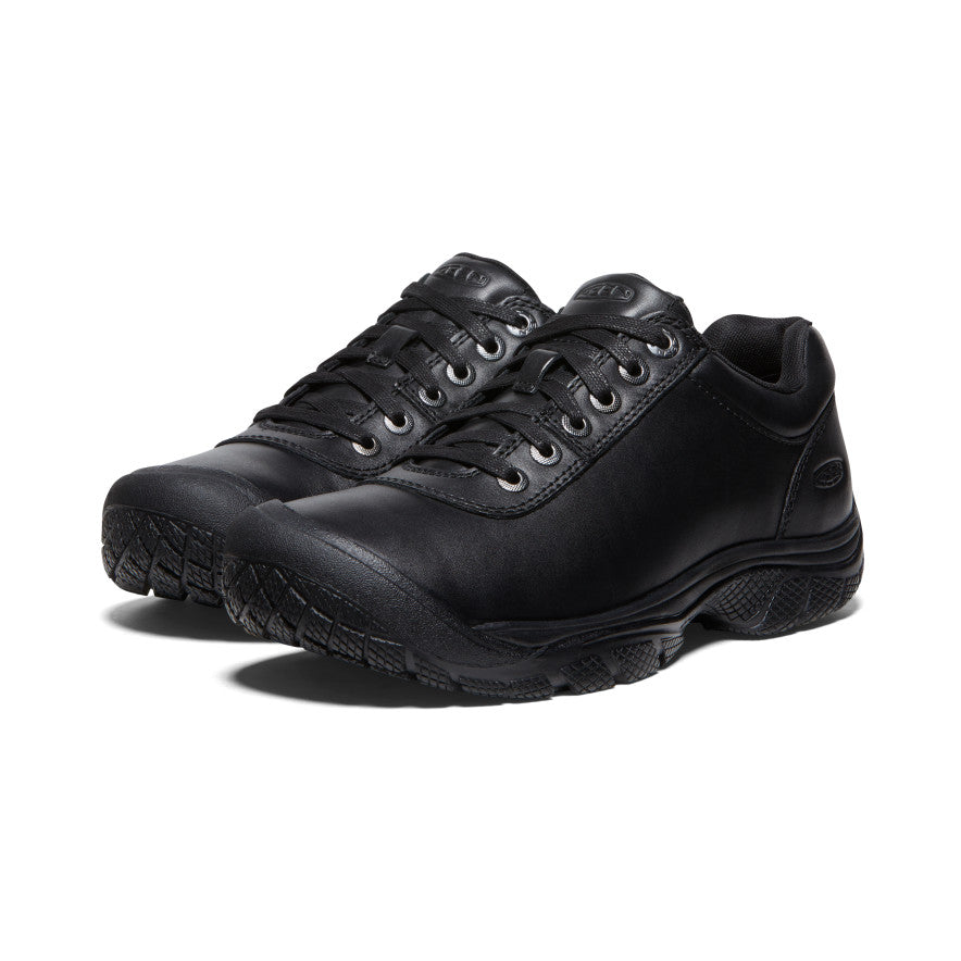 Men's Classic Black PTC Dress Oxford Shoes for Business, Office & Formal Occasions