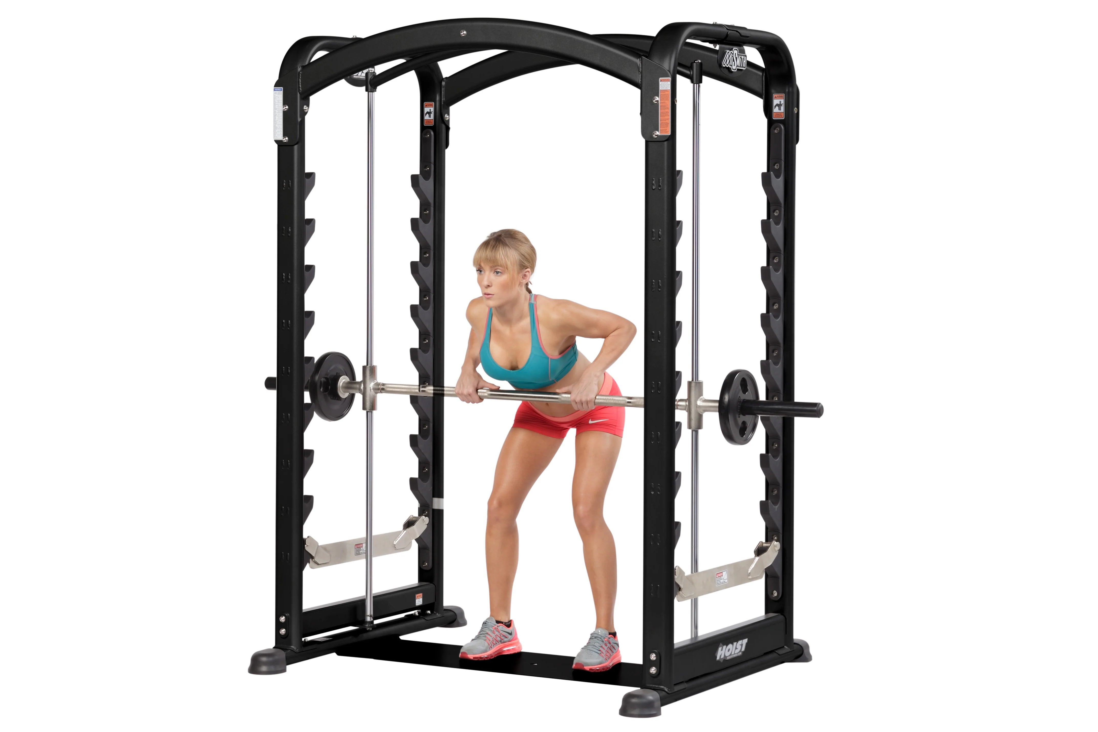 Hoist MISmith Dual Action Smith Machine - Heavy Duty Home Gym Equipment for Strength Training & Weightlifting | Perfect for Home Workouts & Commercial Gyms