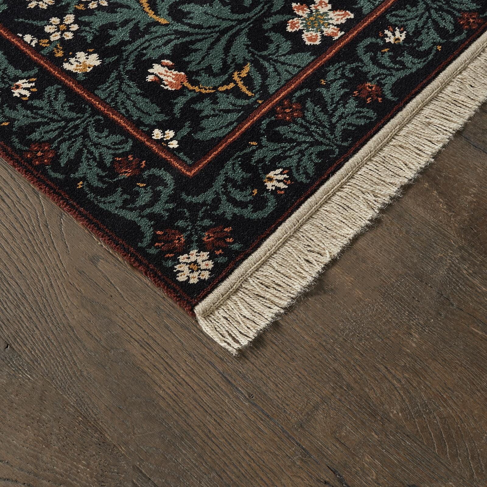 Premium BLACKTHORN Rug in Petrol Blue - Soft & Durable Area Rug for Living Room, Bedroom, or Office Decor