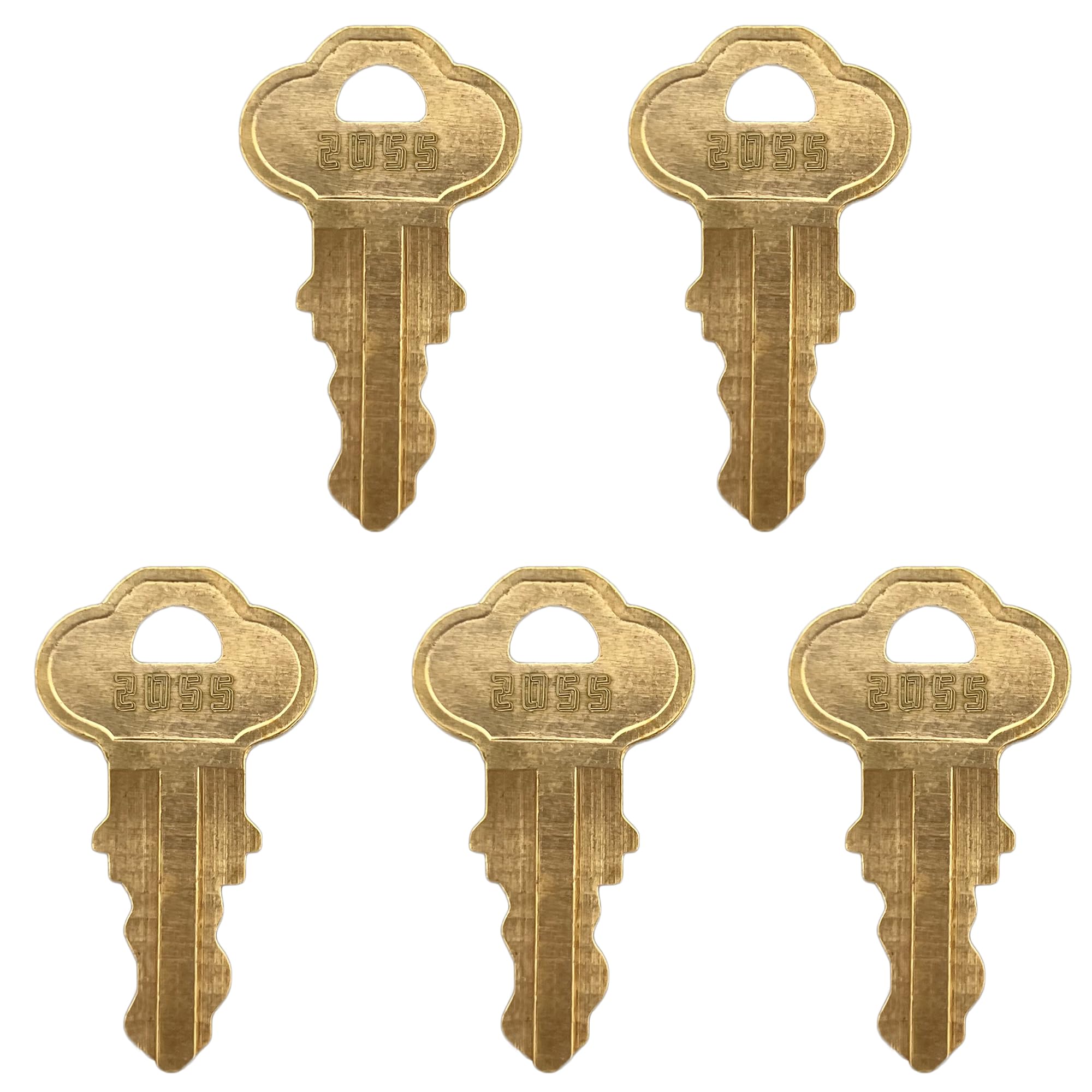 5-Pack Bradley Dispenser Keys #2055 - Compatible with Paper Towel, Toilet Tissue & Soap Dispensers | Perfect for Commercial Restrooms, Offices & Public Facilities Maintenance