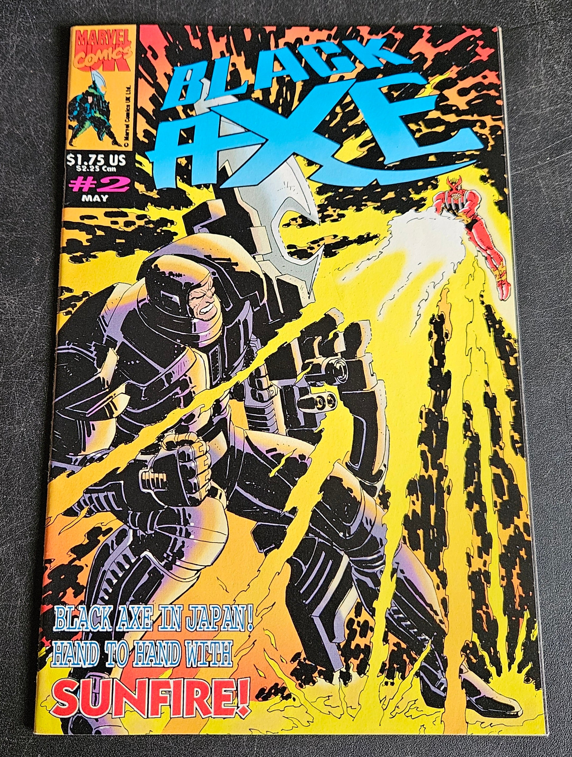BLACK AXE vs. SUNFIRE - Marvel Comics Issue #2 (May) | Epic Superhero Battle Comic Book for Collectors & Marvel Fans