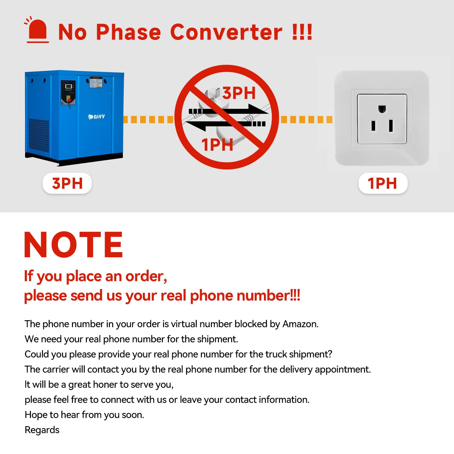 20HP 15KW 208-230V 3-Phase Rotary Screw Air Compressor - 81CFM 125PSI Industrial Stationary System with NPT3/4