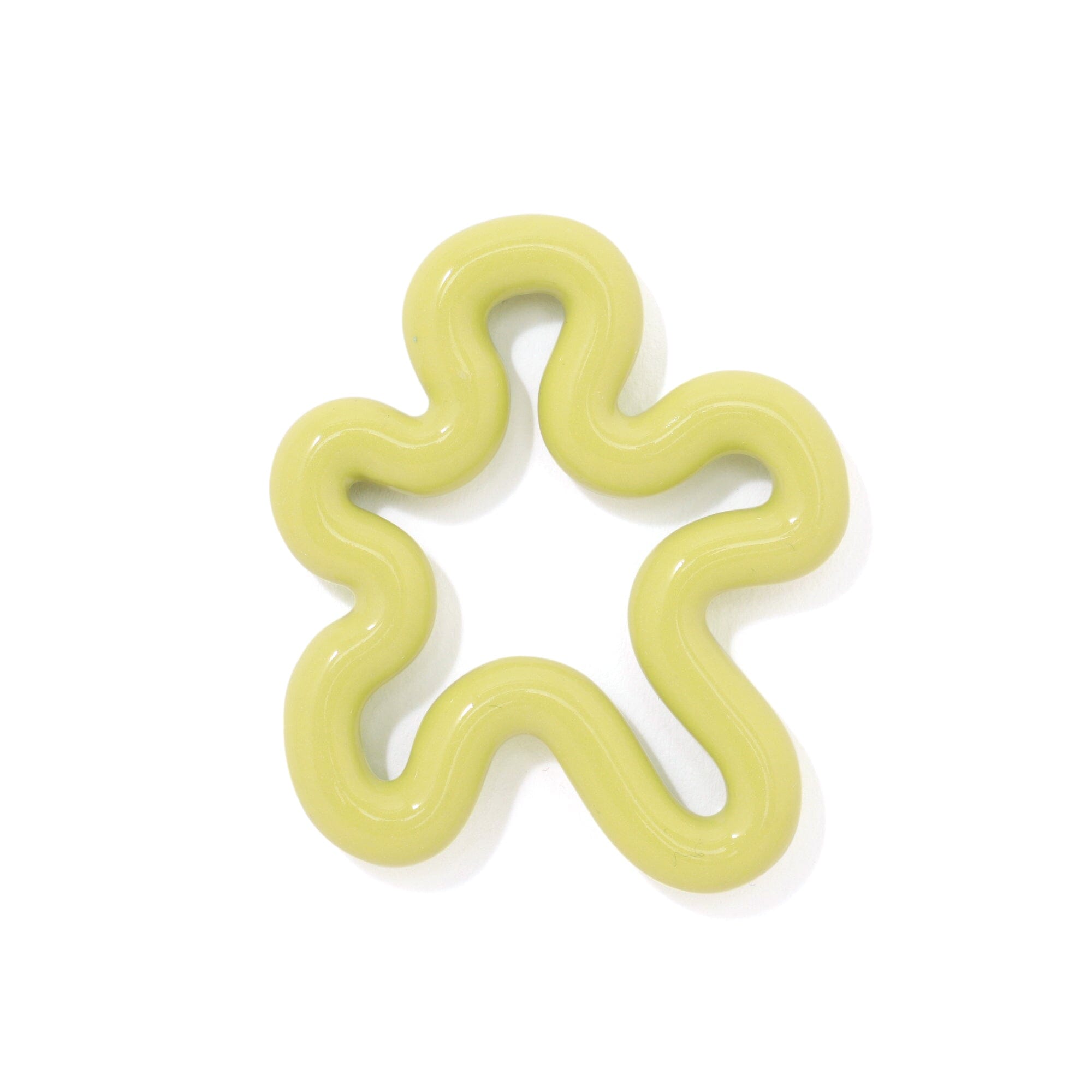 Yellow Ceramic Flower Chopstick Rest - Elegant Tableware for Asian Dining, Sushi, and Home Decor