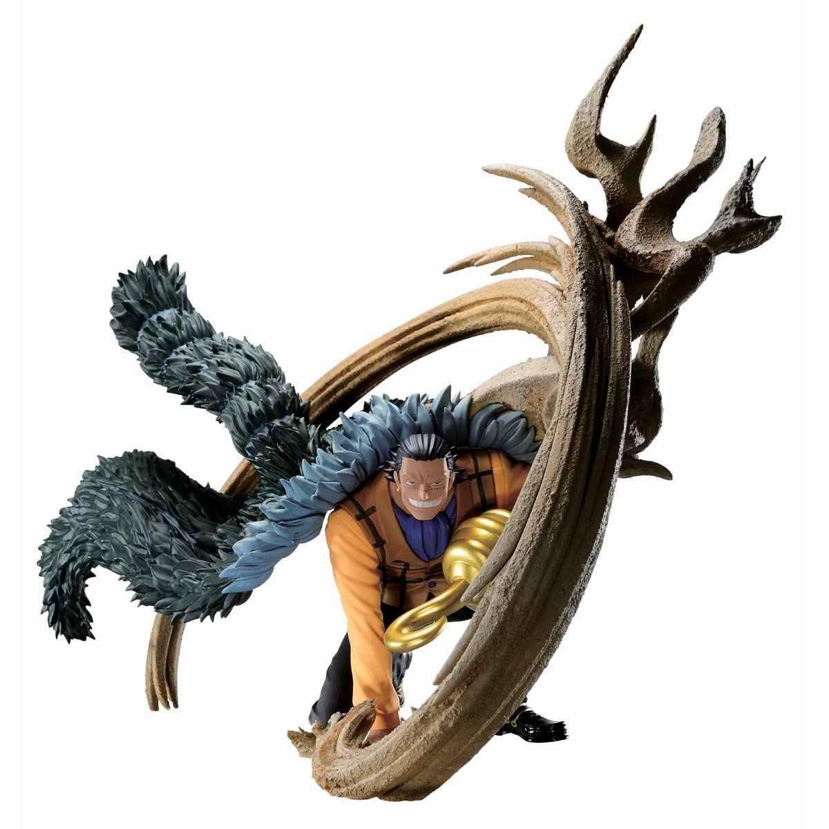 BANDAI Ichibansho One Piece Crocodile Duel Memories Spirits Collectible Figure - Anime Action Figure for Display, Gift & Home Decoration