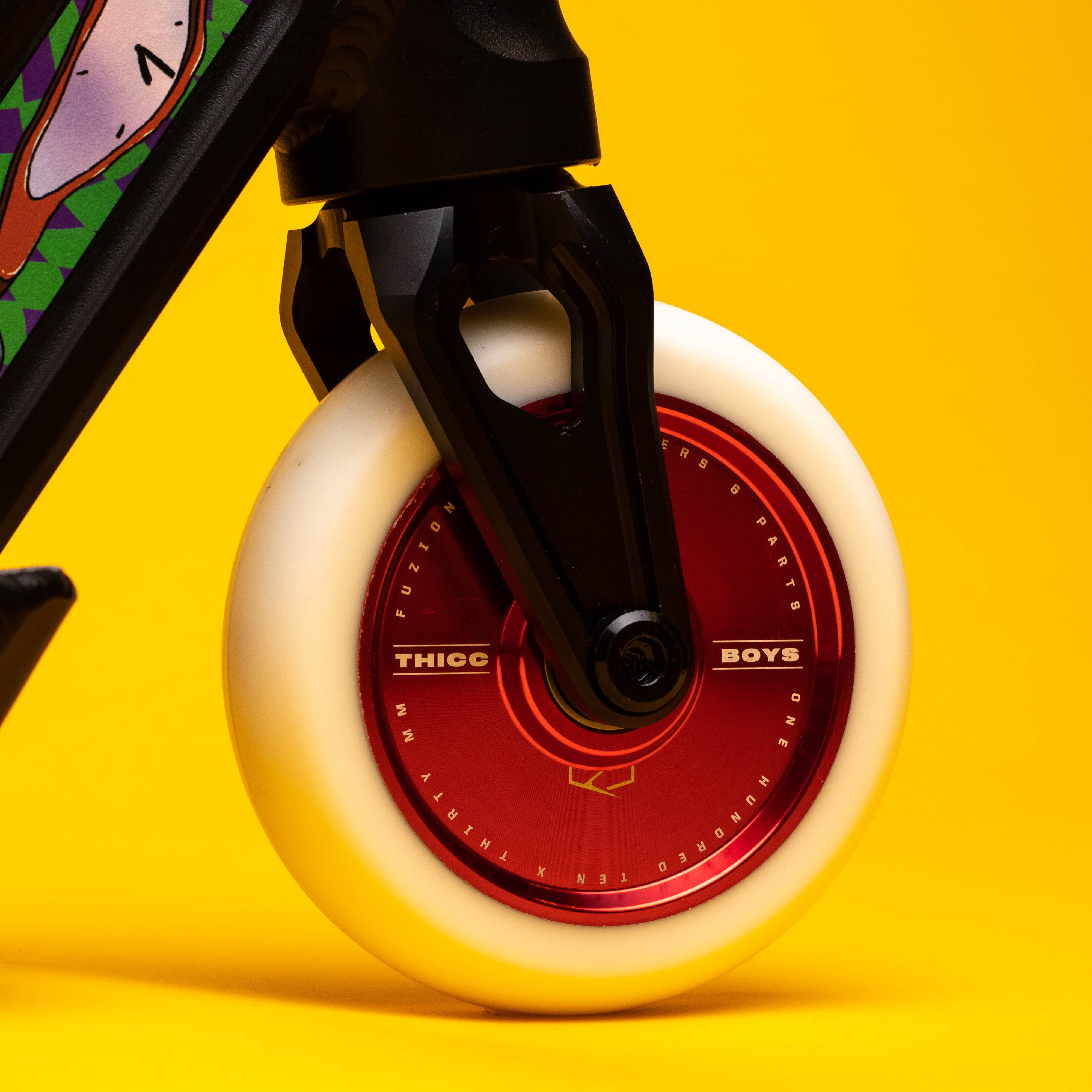 Fuzion Thiccboys Wheels - Premium Skateboard Wheels for Smooth Riding - Perfect for Street Skating, Park Tricks, and Cruising